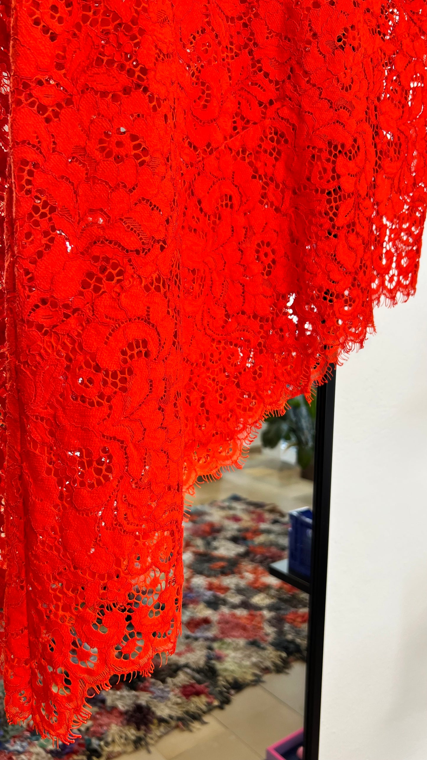 UTERQÜE Top asymmetrisch orange