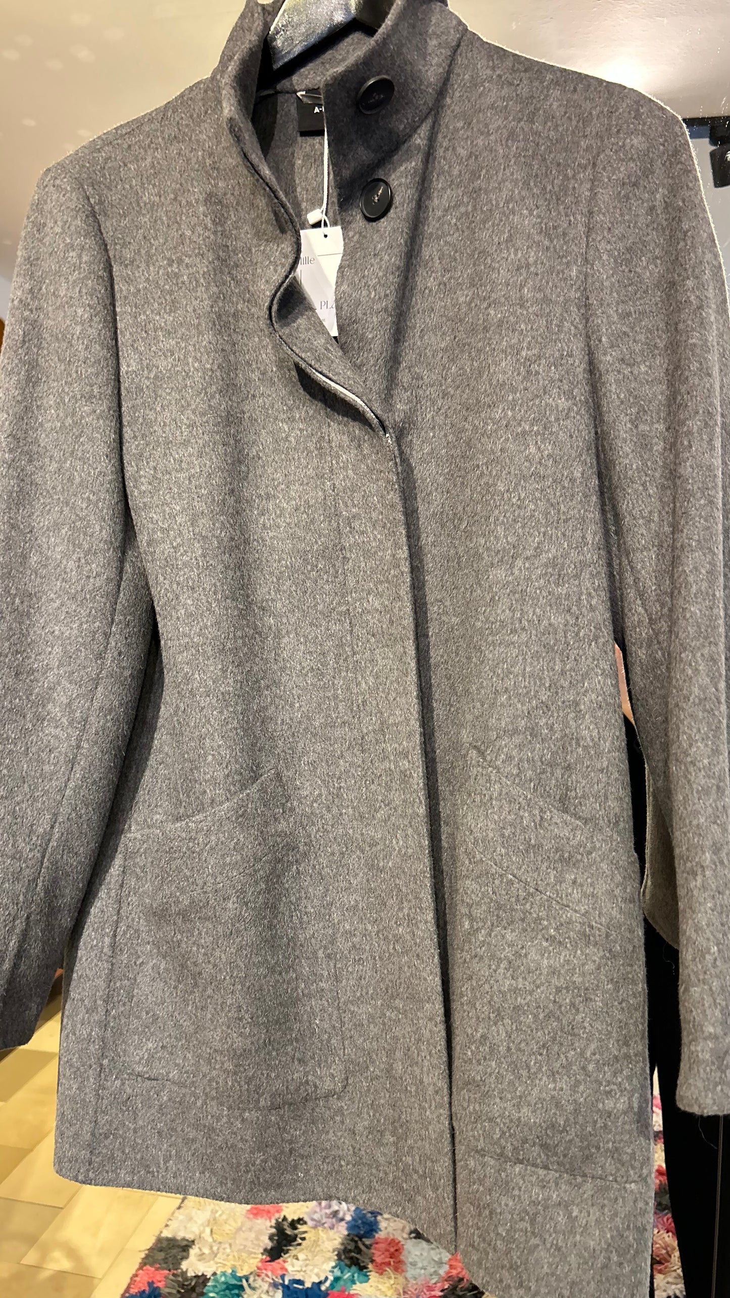 AKRIS Mantel grau / S