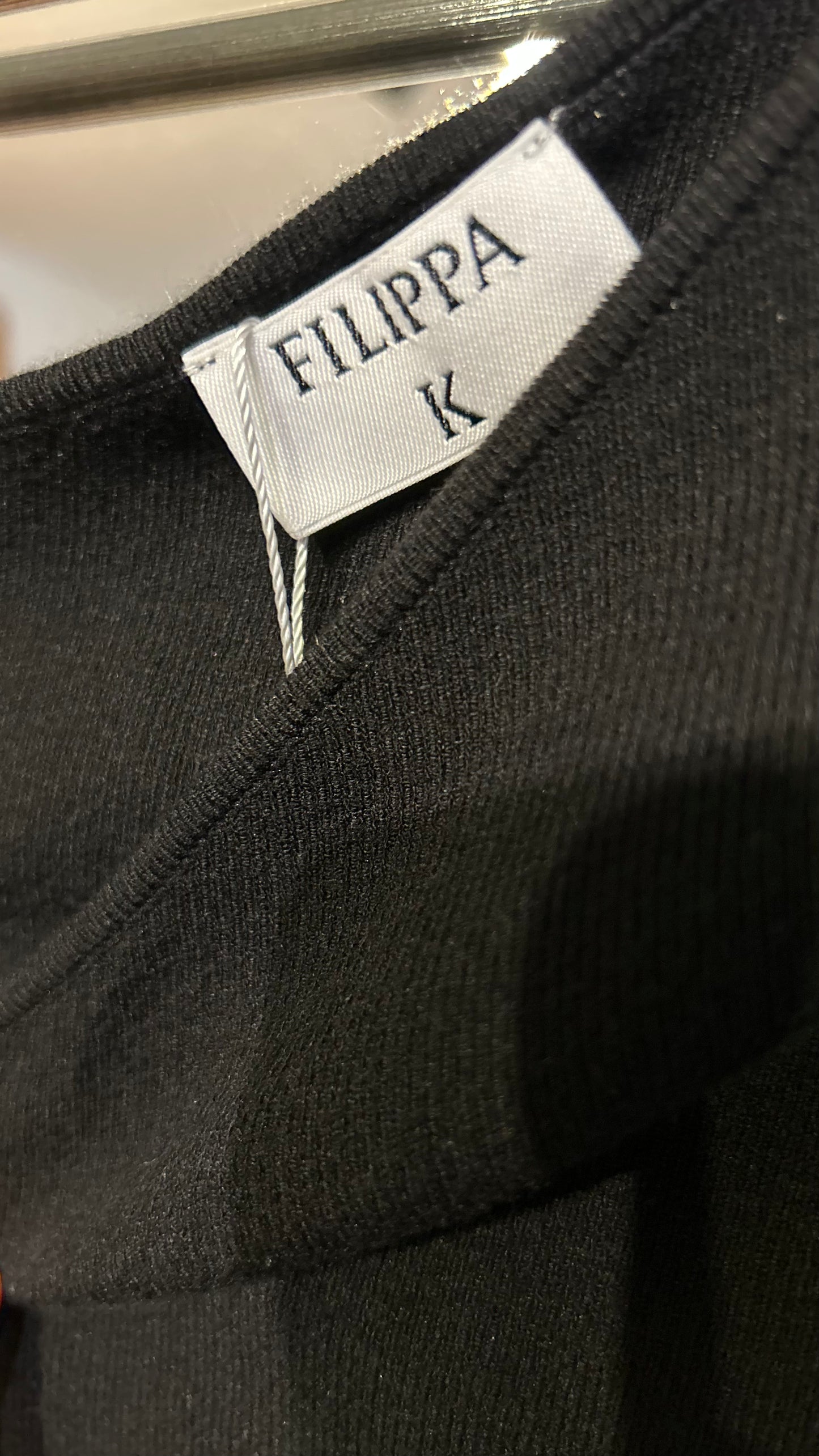 FILIPPA K Strickshirt one-shoulder schwarz / M