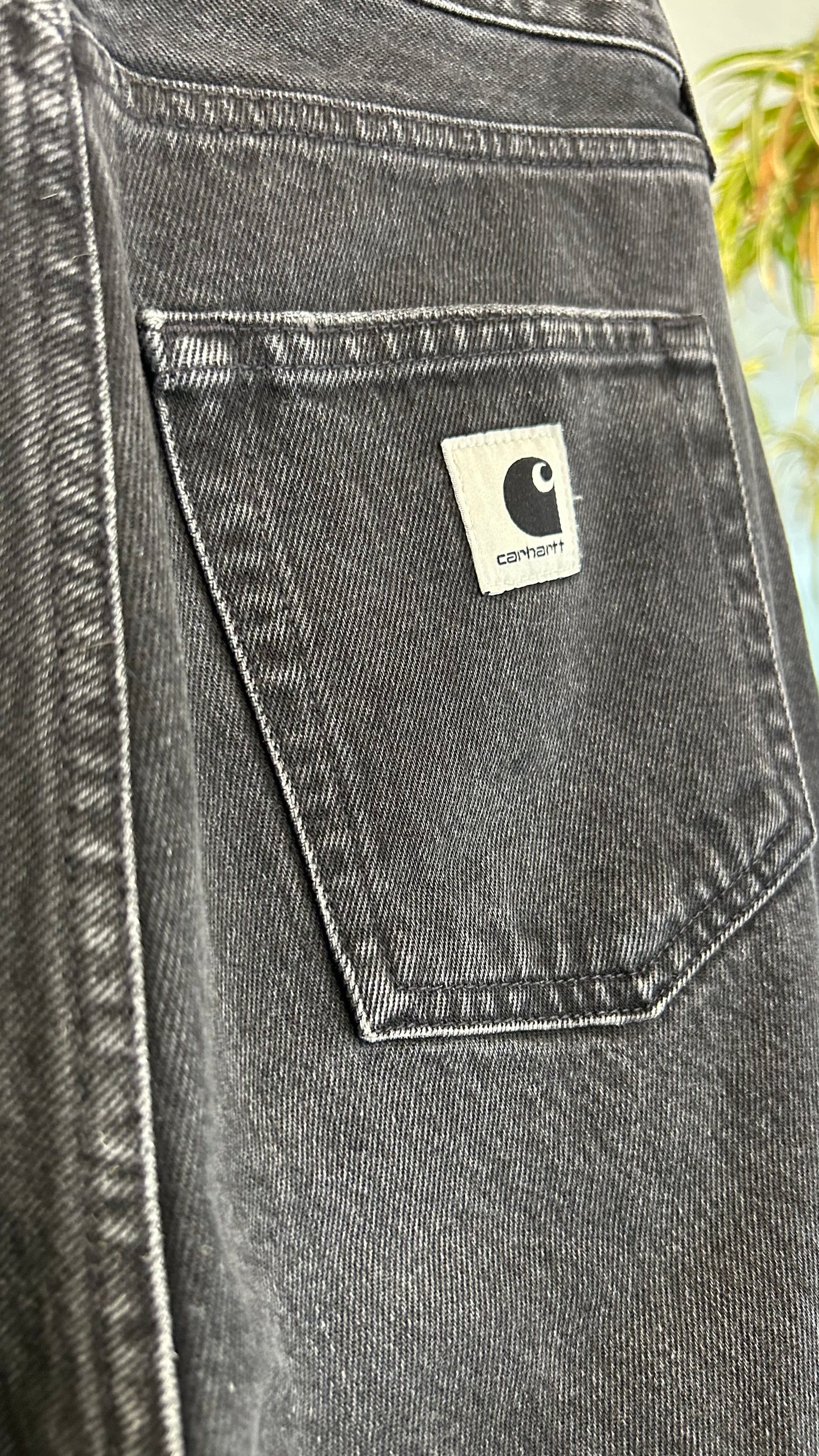 CARHARTT Jeans straight leg 28 dunkelgrau
