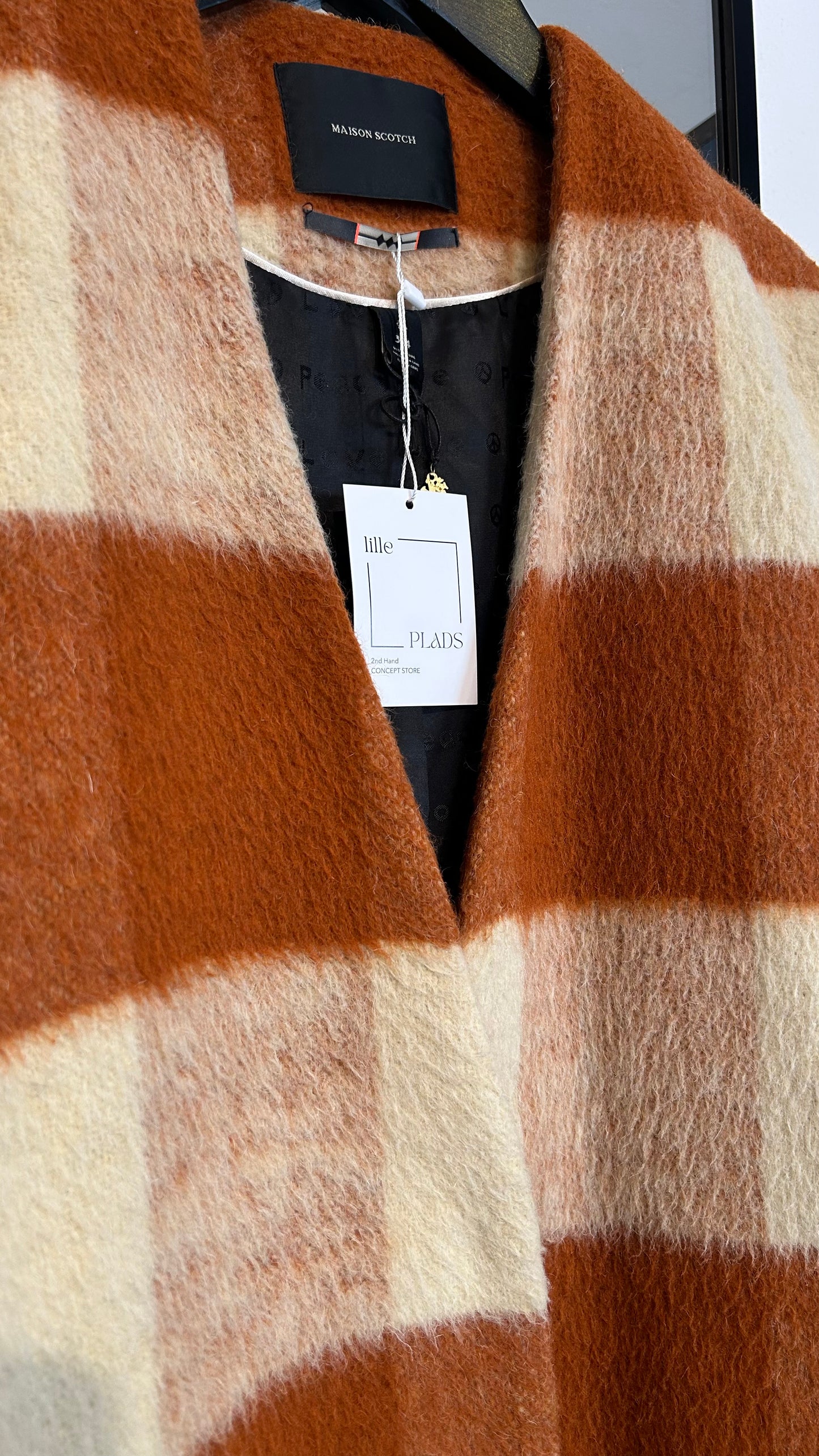 MAISON SCOTCH Mantel Karo / M-L