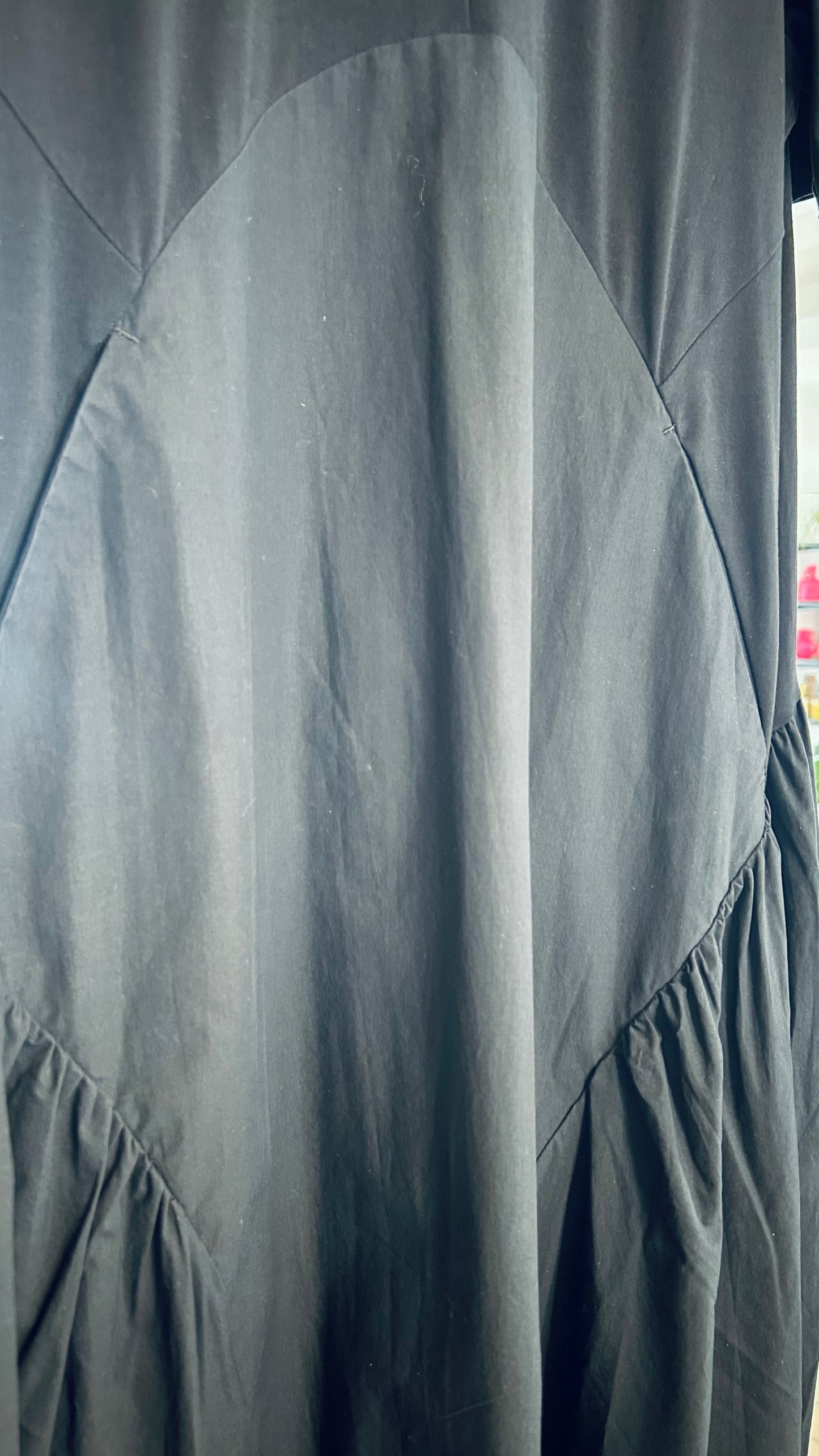 COS Kleid schwarz Maxi Ballon