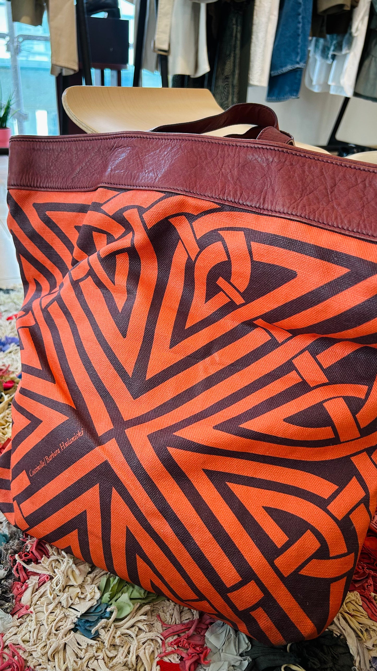 COCCINELLE Shopper braun/orange