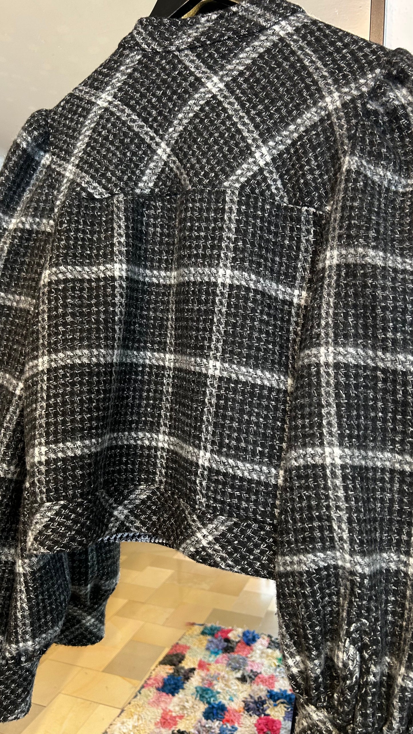 SUMMUM Jacke grau/weiß / L