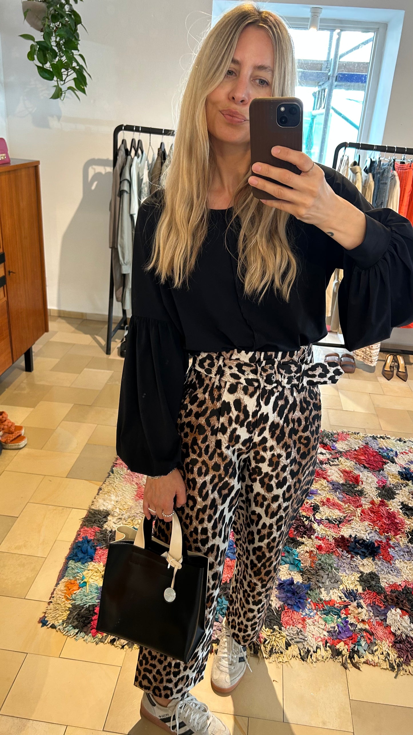ANIA SCHIERHOLT Bluse schwarz