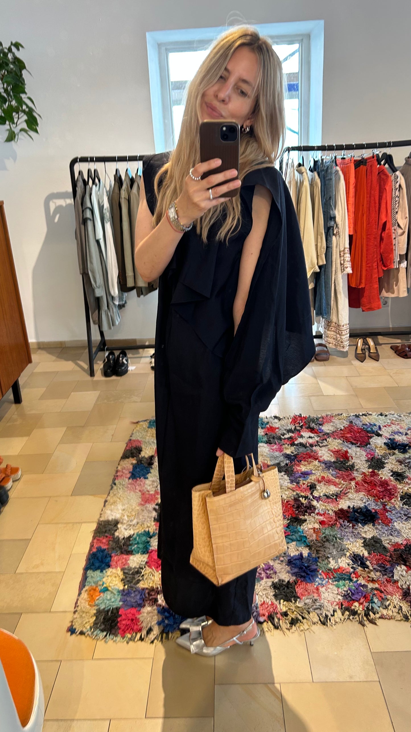 COS Maxikleid asymmetrisch