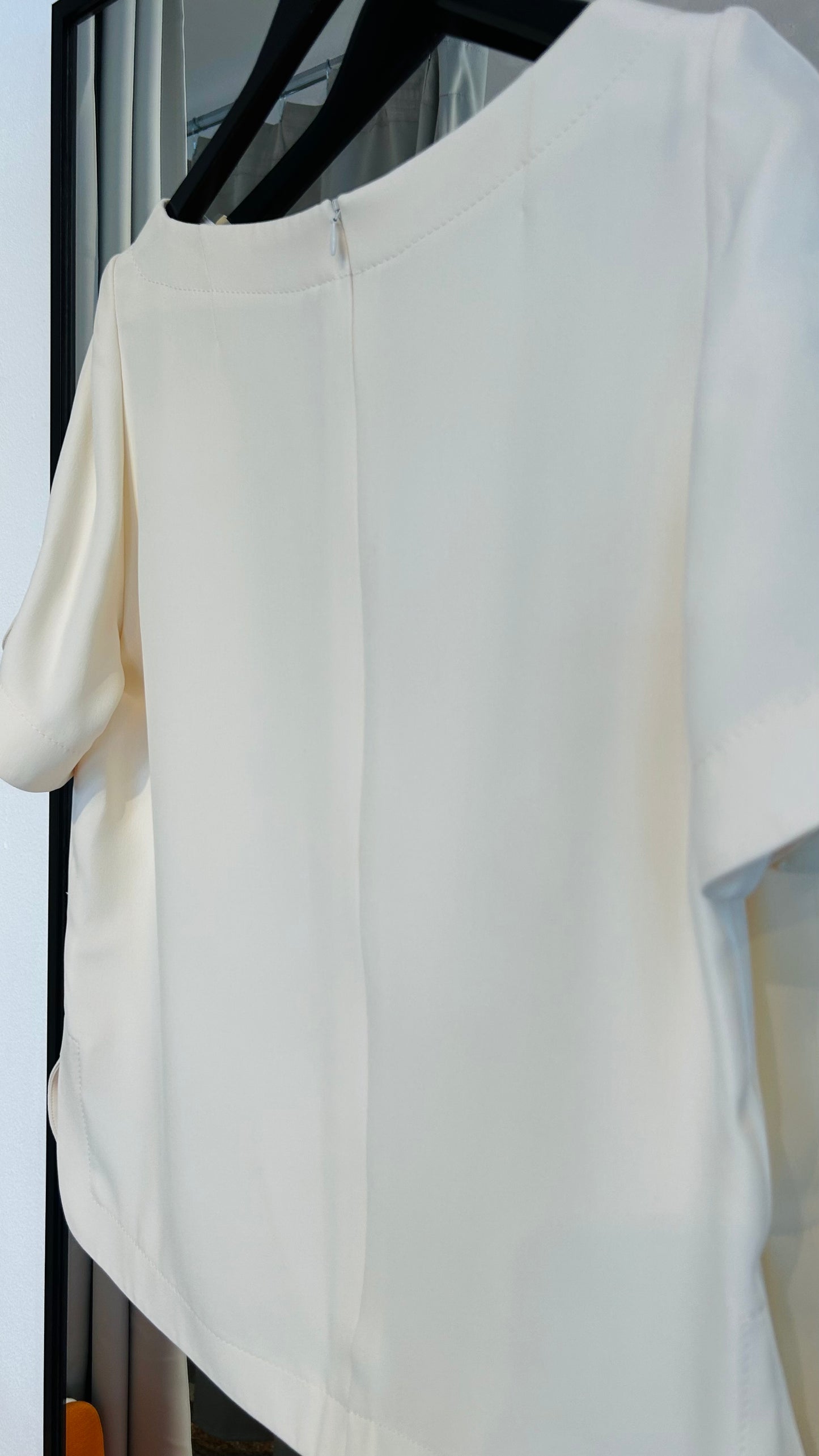 BLACHNIK Seidenbluse Vintage creme
