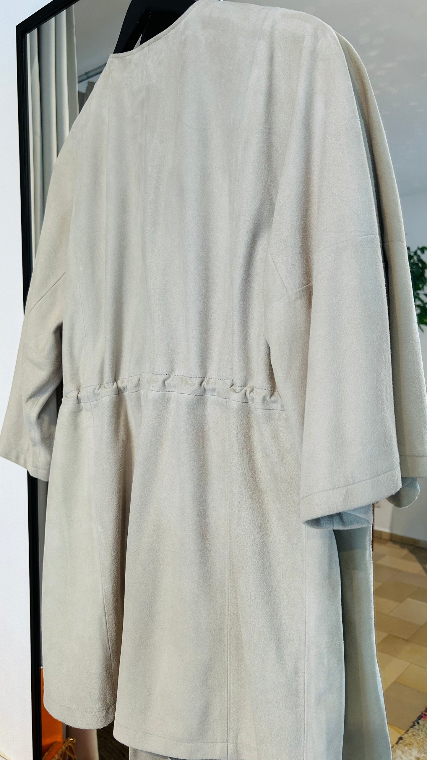 WERNER CHRIST Vintage Ledermantel / 42