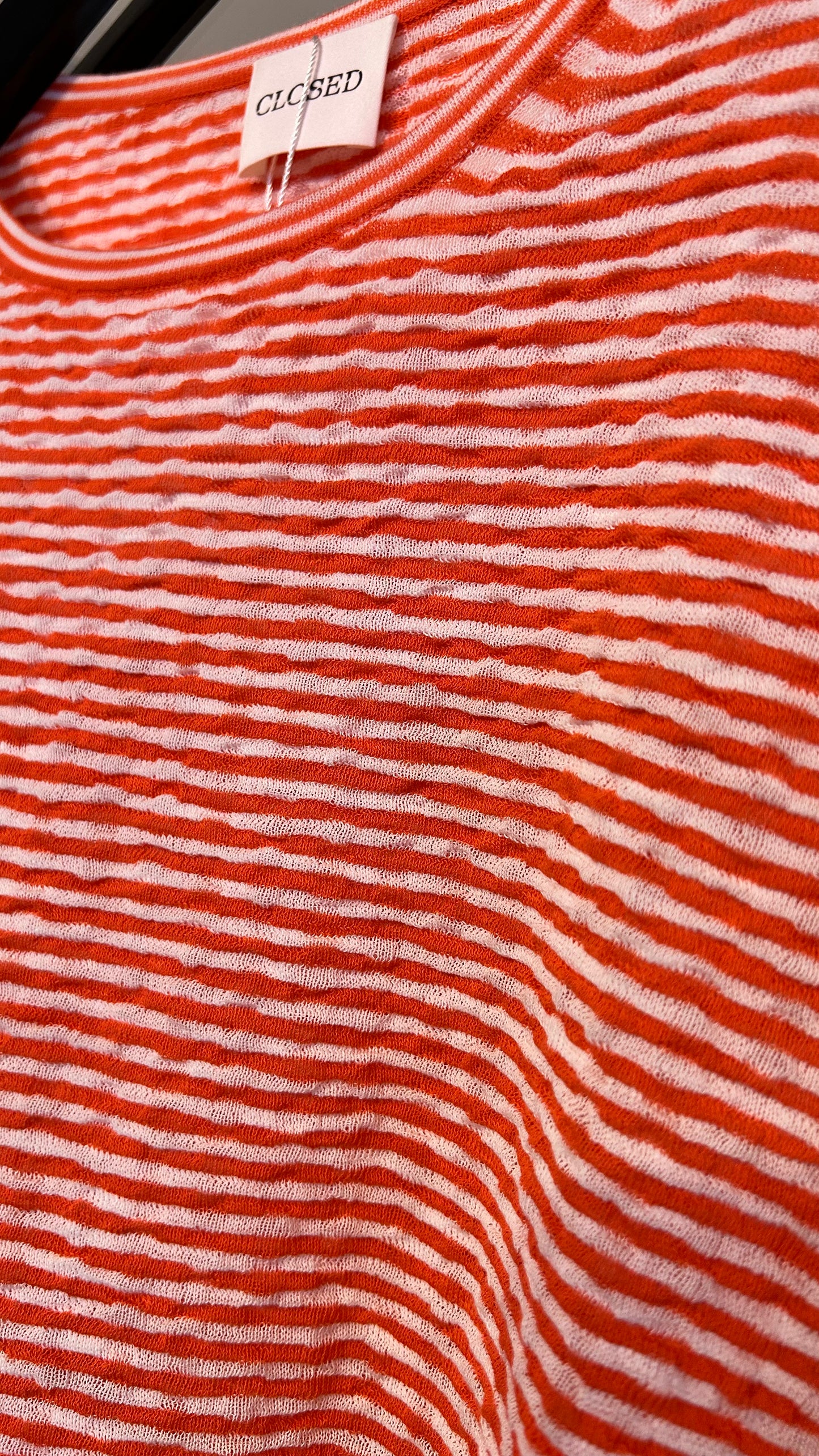 CLOSED Strickshirt langarm orange / M