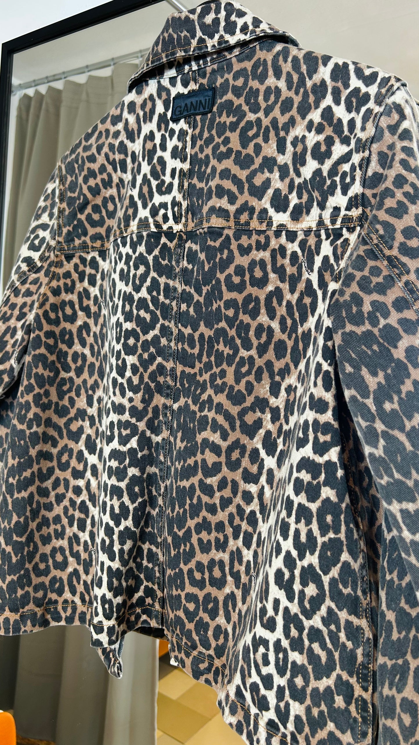 GANNI Jacke Denim Leo