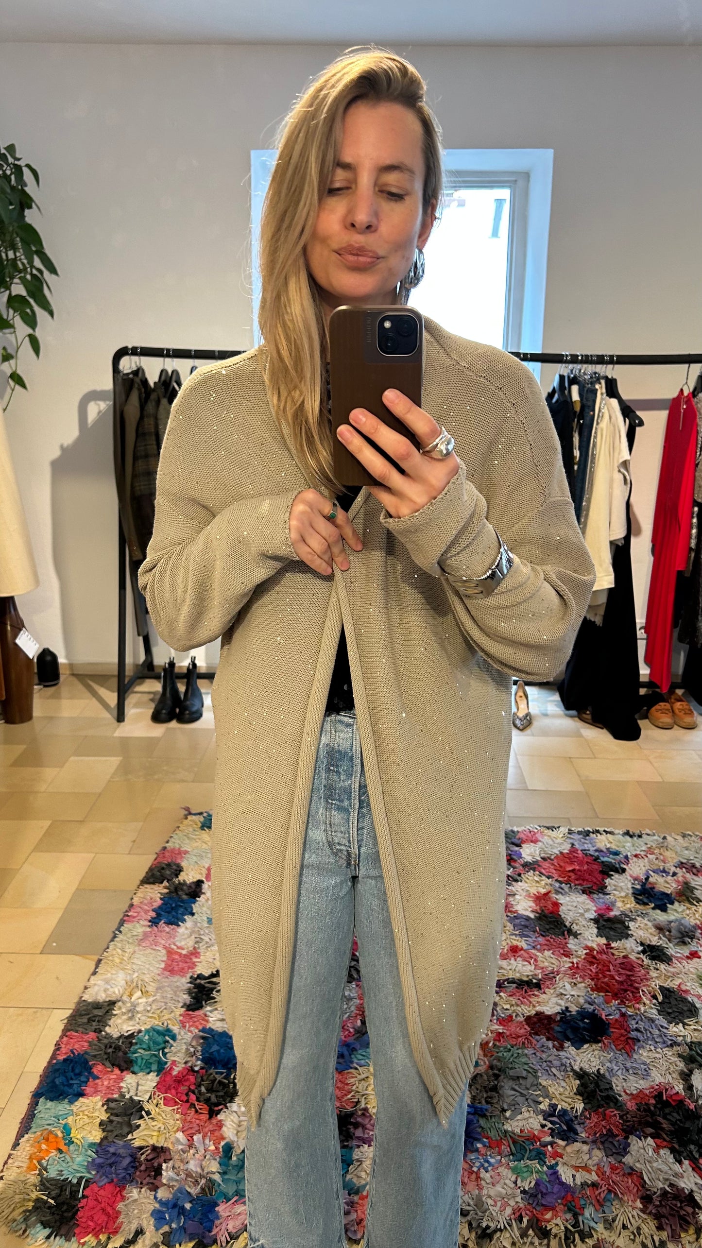 SARAH PACINI Cardigan beige / onesize