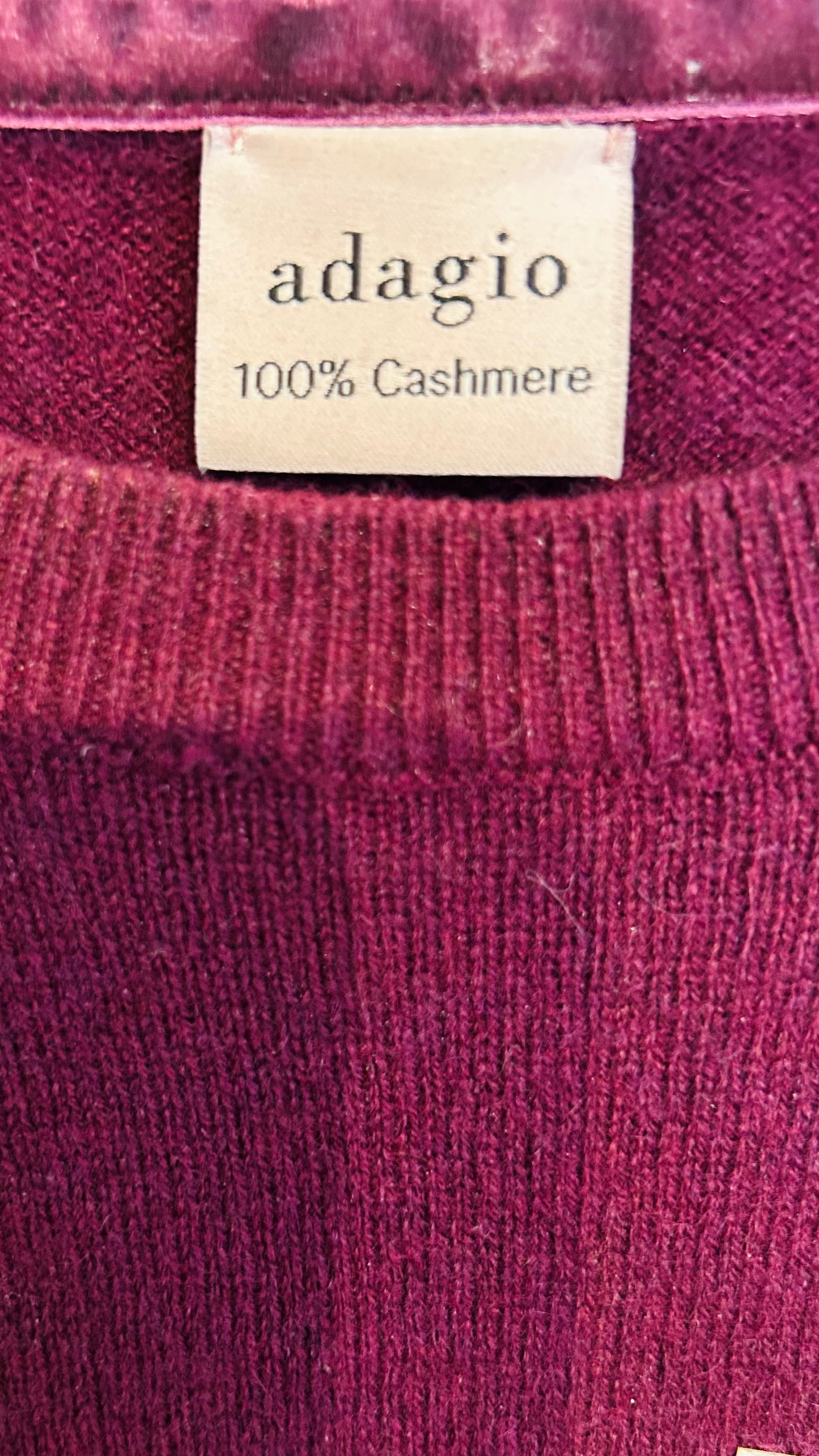 ADAGIO Kaschmirpullover bordeaux