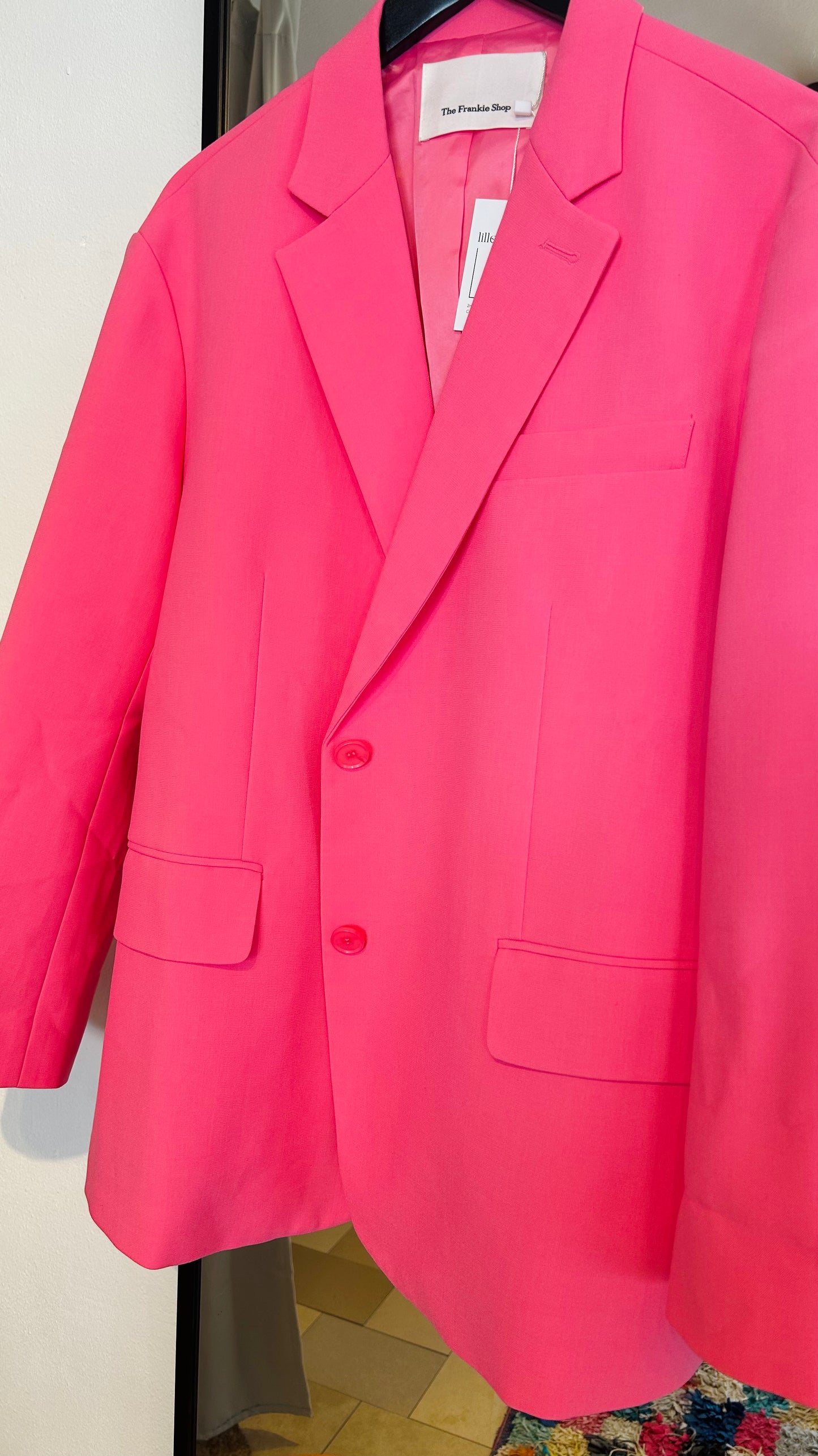 The Frankie Shop BEA Blazer pink