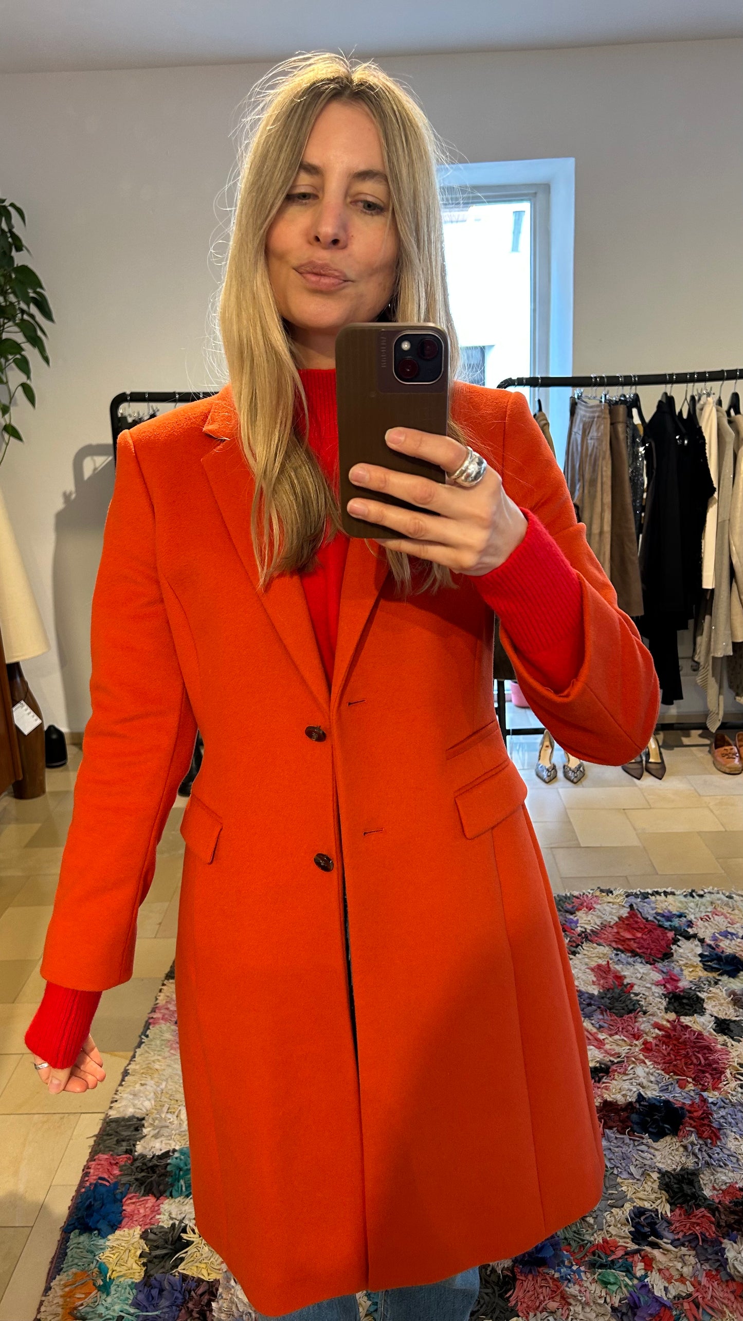 BOSS Mantel koralle / S