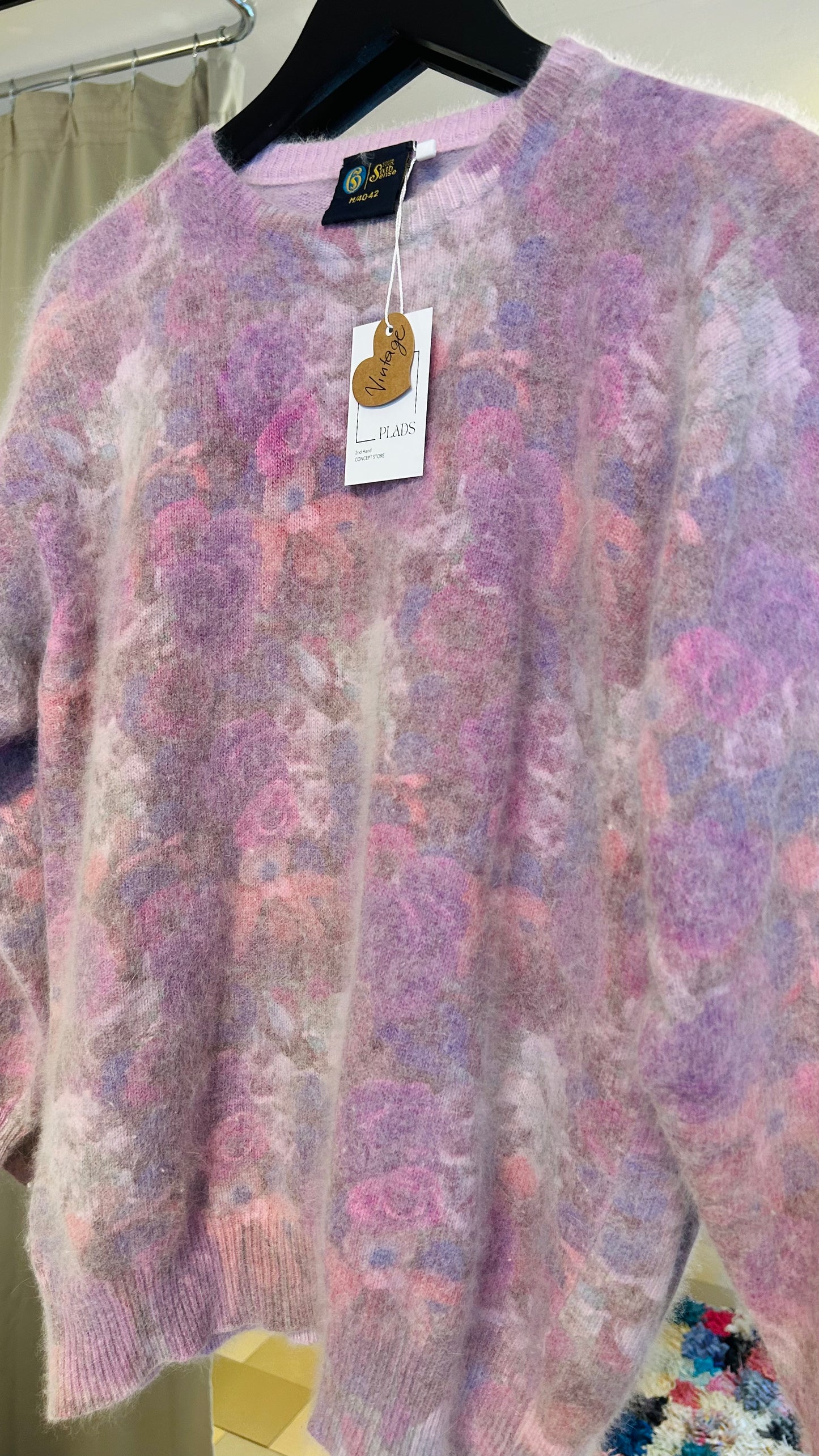 VINTAGE Pullover lila Pastel