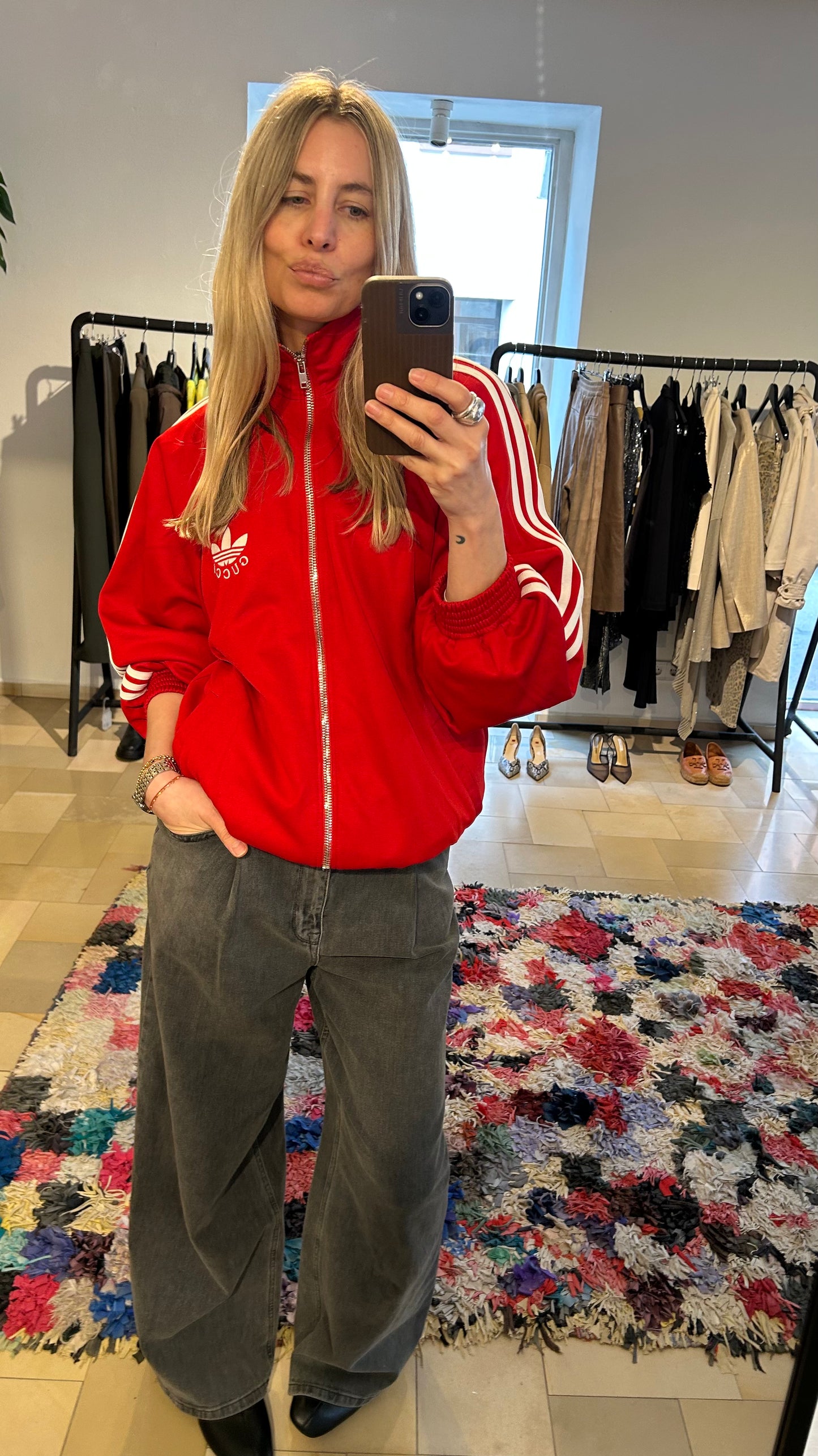 GUCCI x ADIDAS Trackjacket red / S