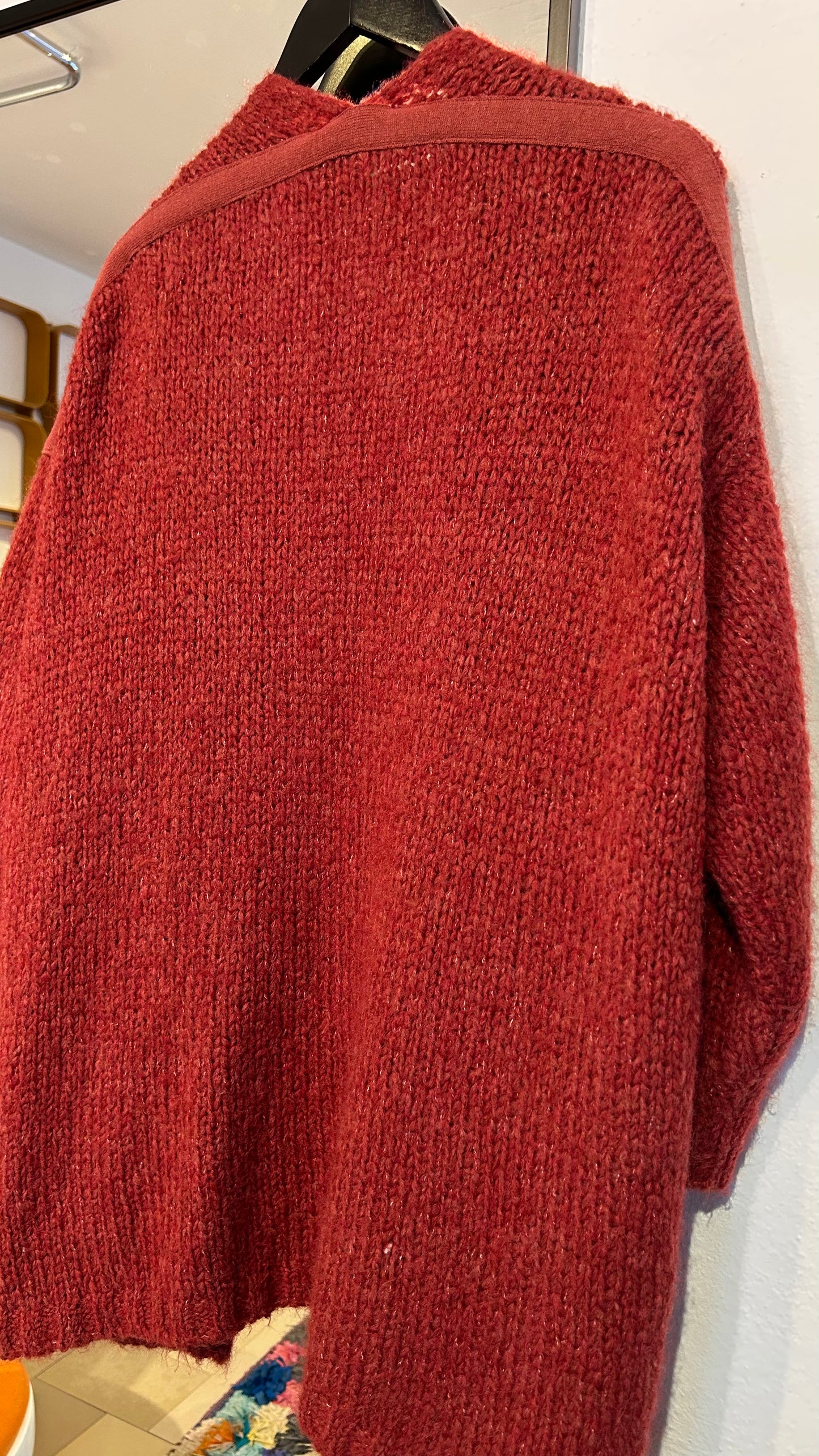 AMERICAN VINTAE Cardigan weinrot / XS-S