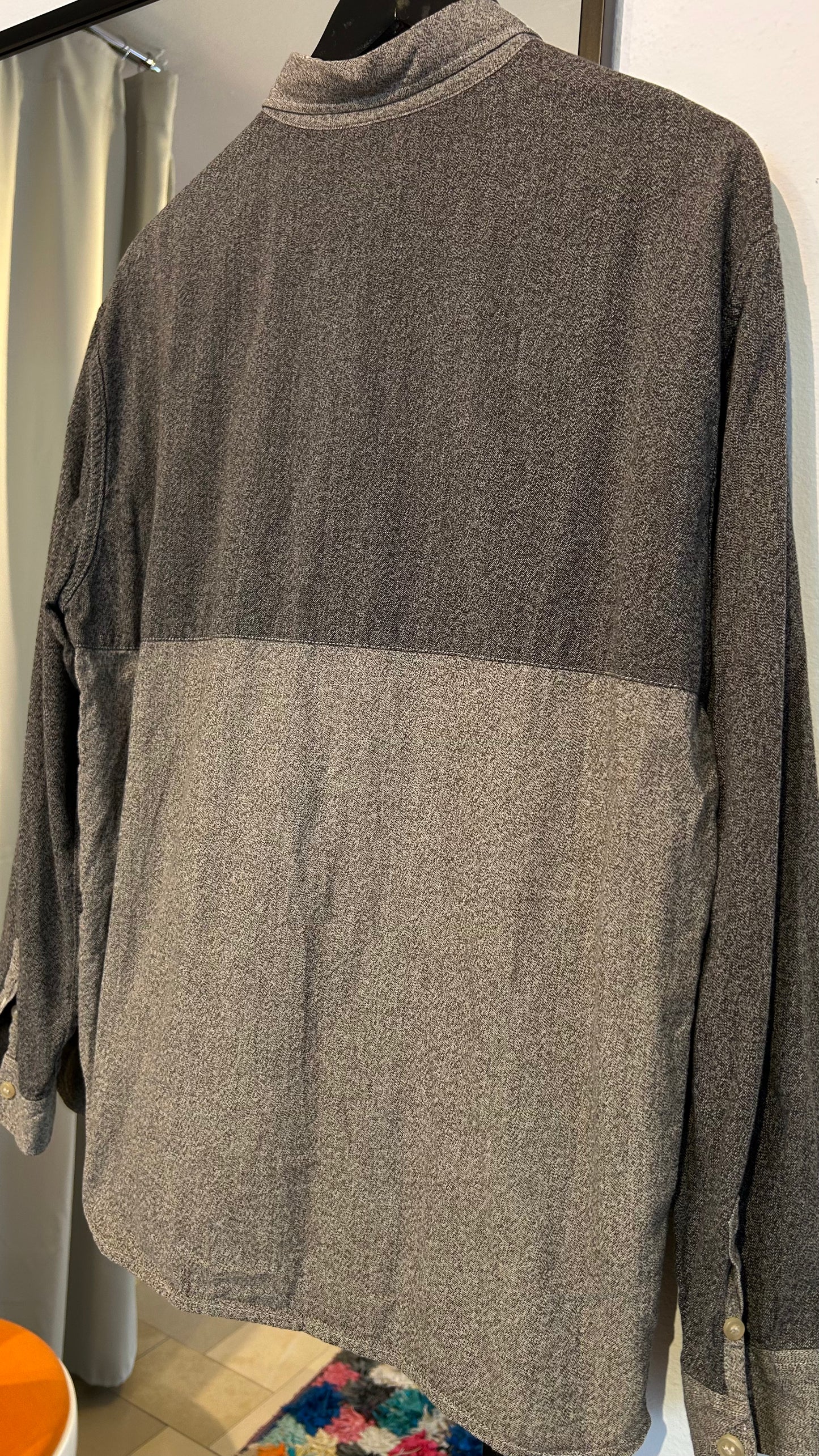 ISABEL MARANT Etoile - Hemdbluse grau/braun / M