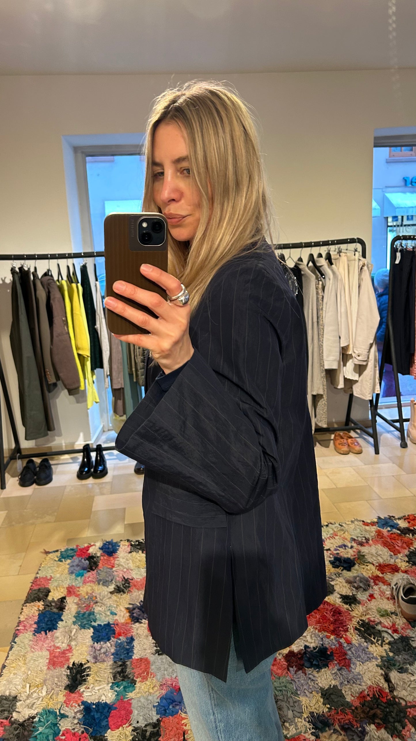 ANNETTE GÖRTZ Blazer dk. blau Pinstripe / 36