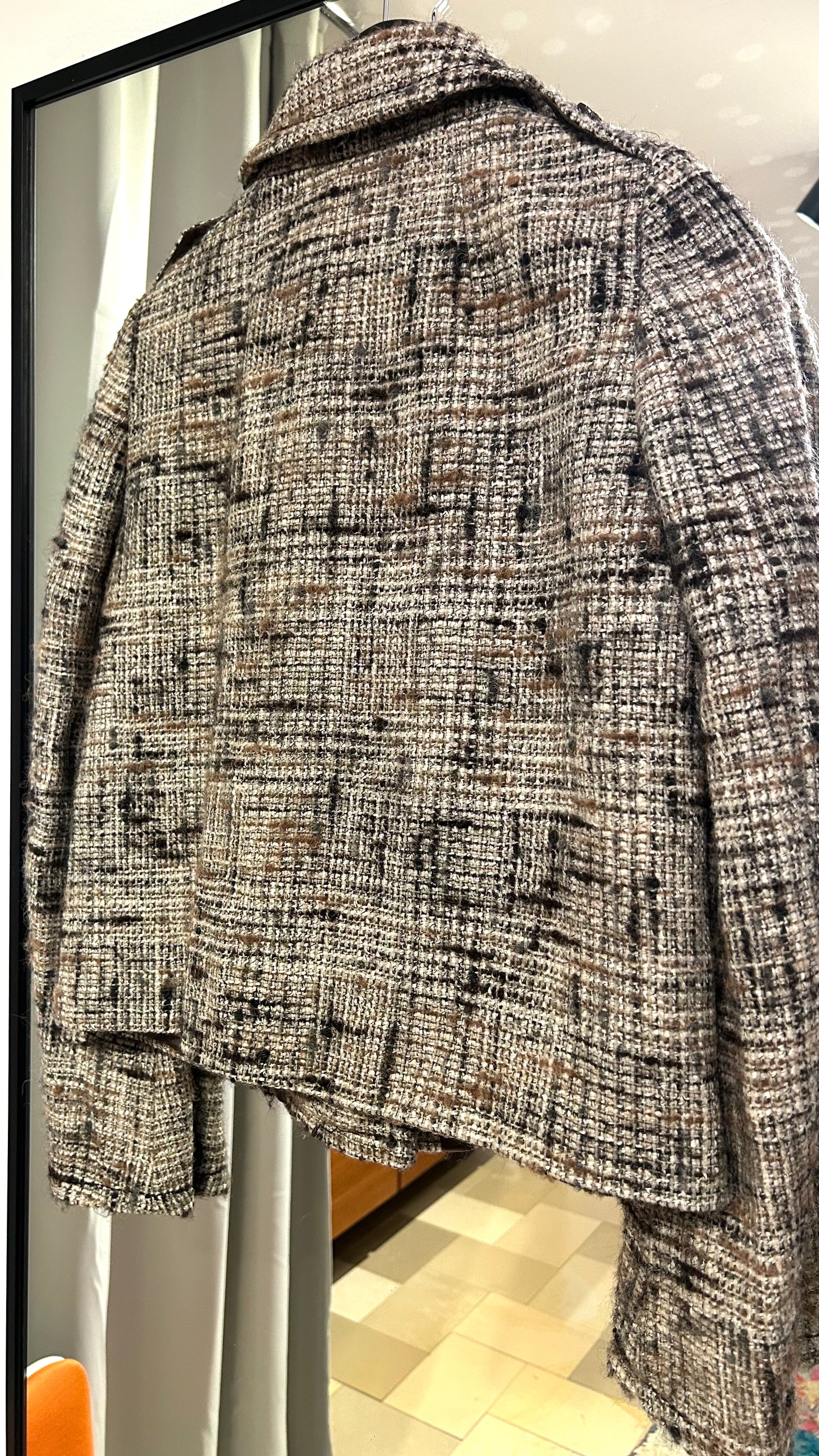 SPORTMAX Jacke braun/beige