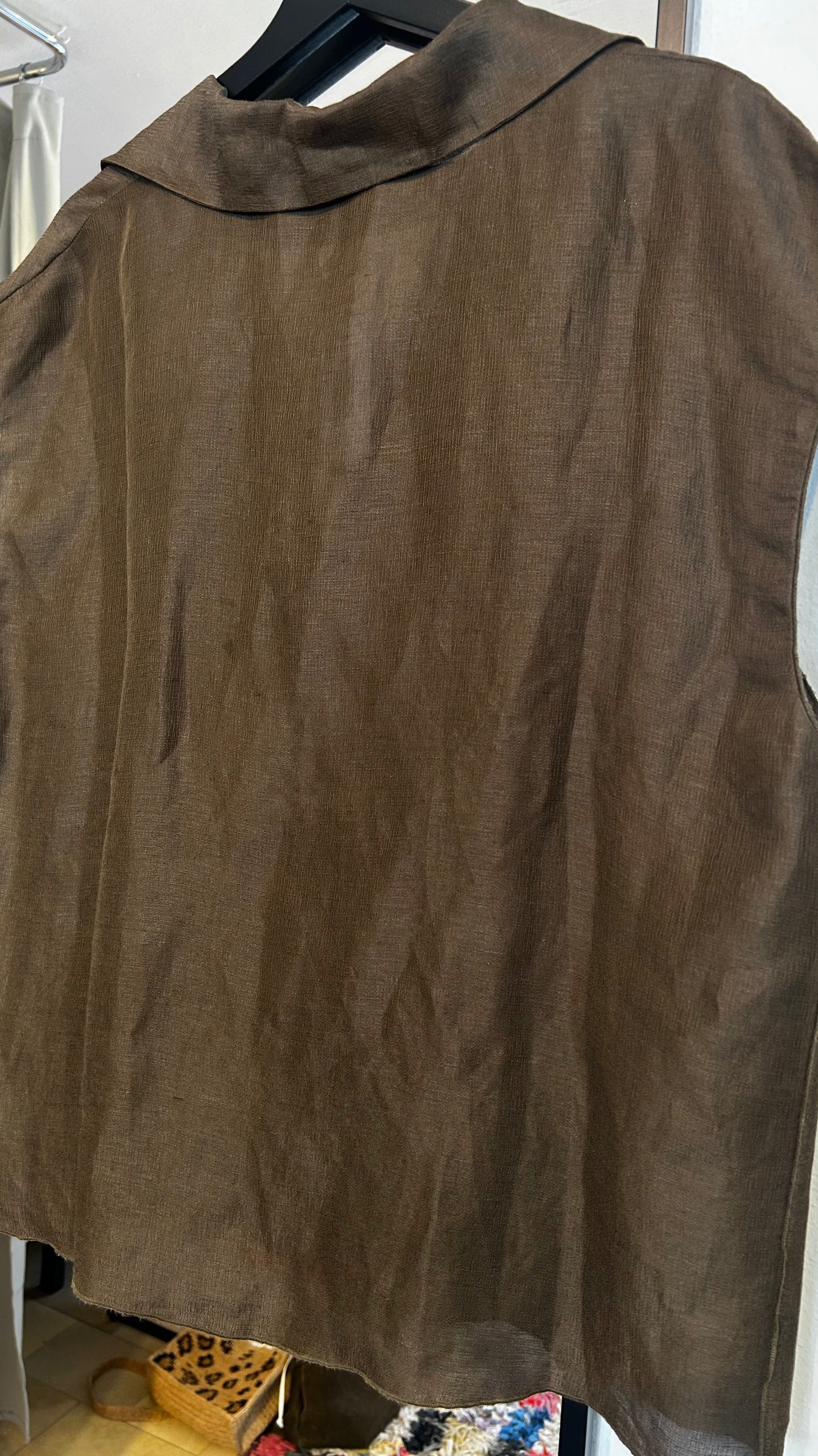 MASSIMO DUTTI Bluse kurzarm / L