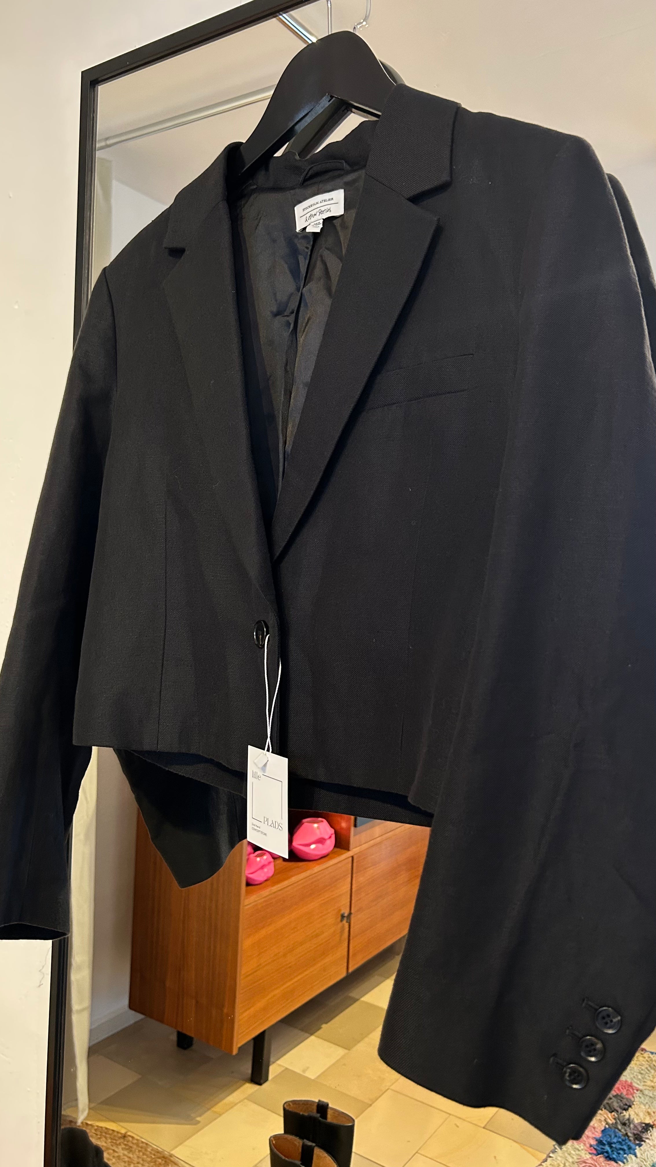 OTHER STORIES Cropped Blazer Schwarz –