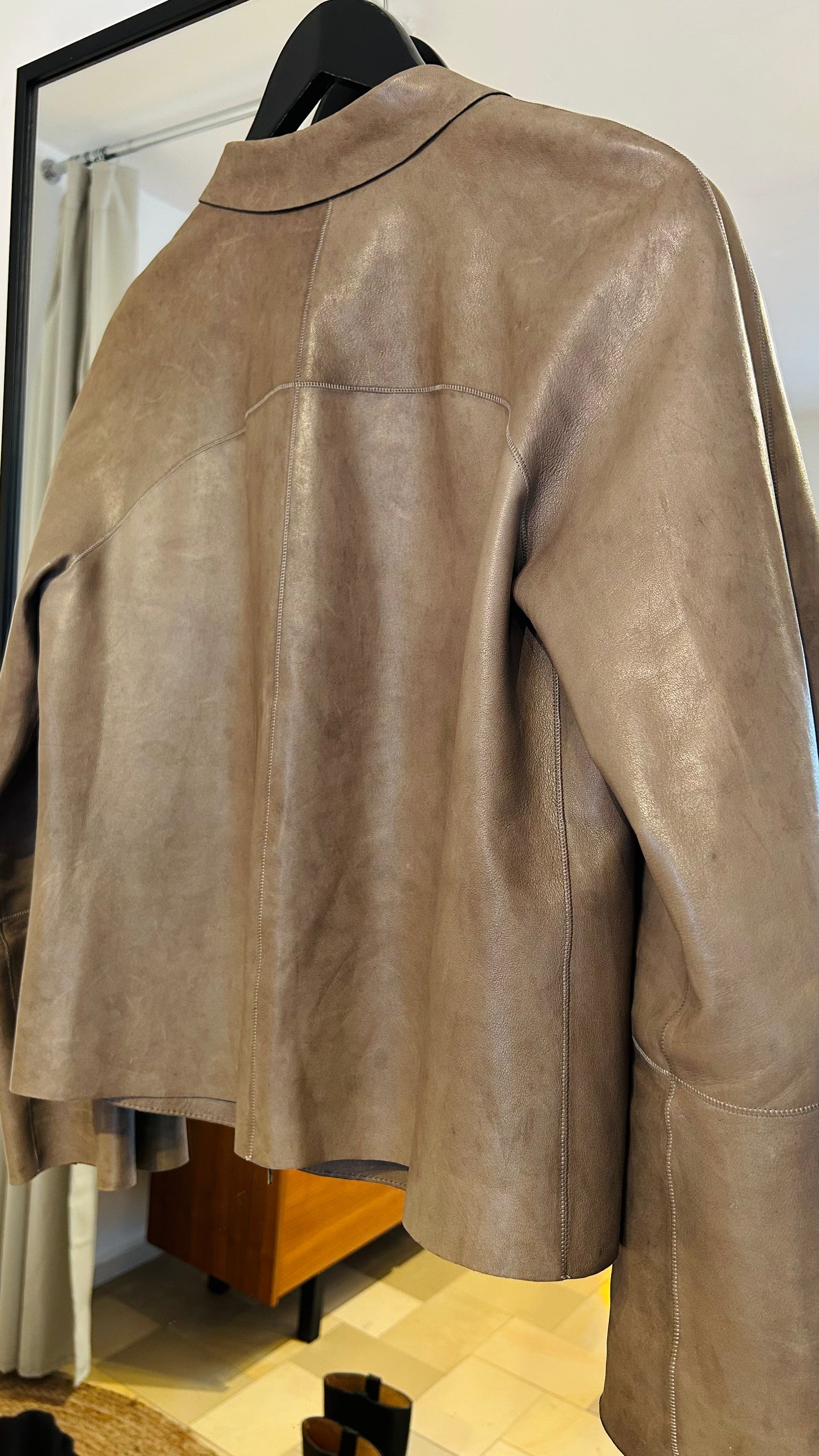 ANNETTE GÖRTZ Lederjacke braun / 38