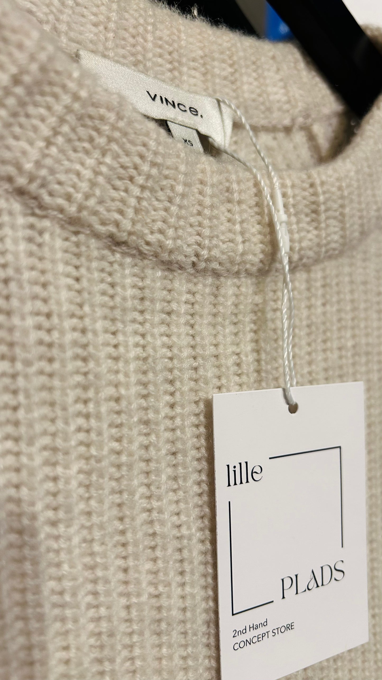 VINCE Cashmerepullover creme / XS