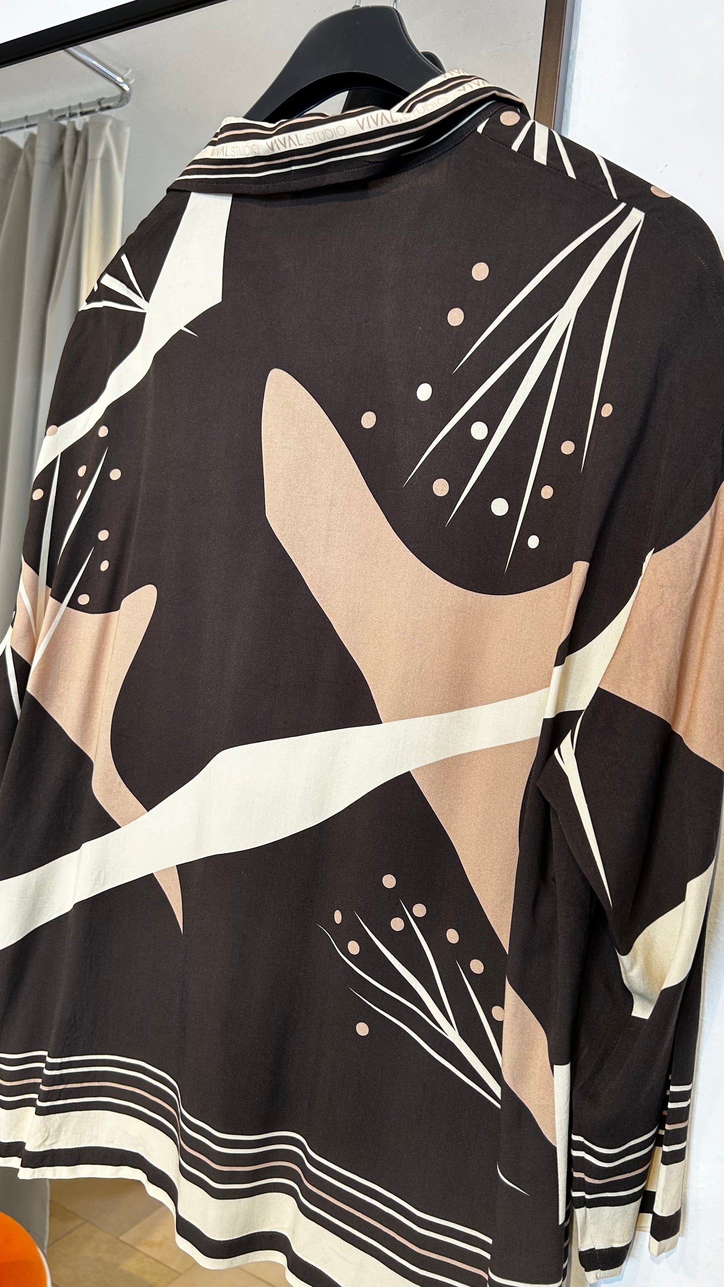 VIVAL STUDIO Bluse "Pina" braun / M