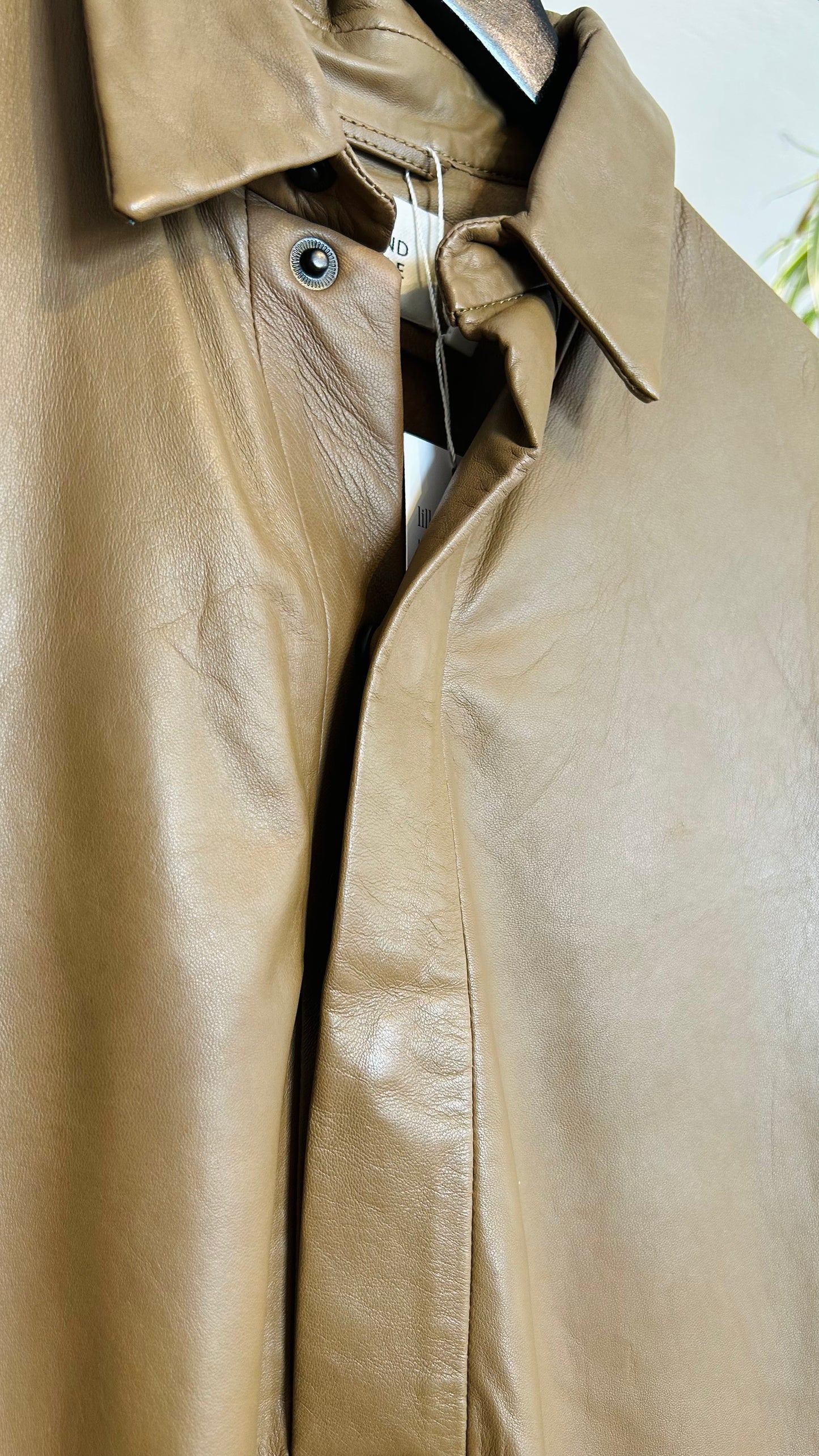 SECOND FEMALE Midikleid Leder braun
