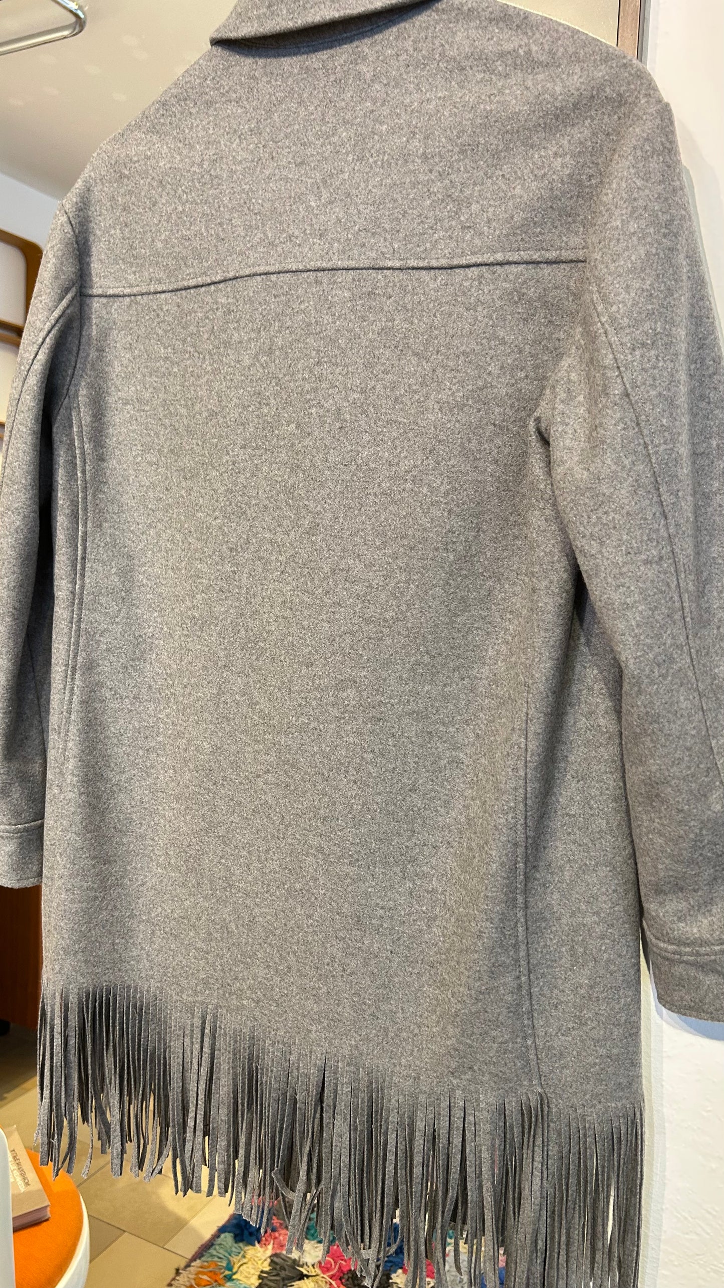 MADELEINE Shacket grau / 36