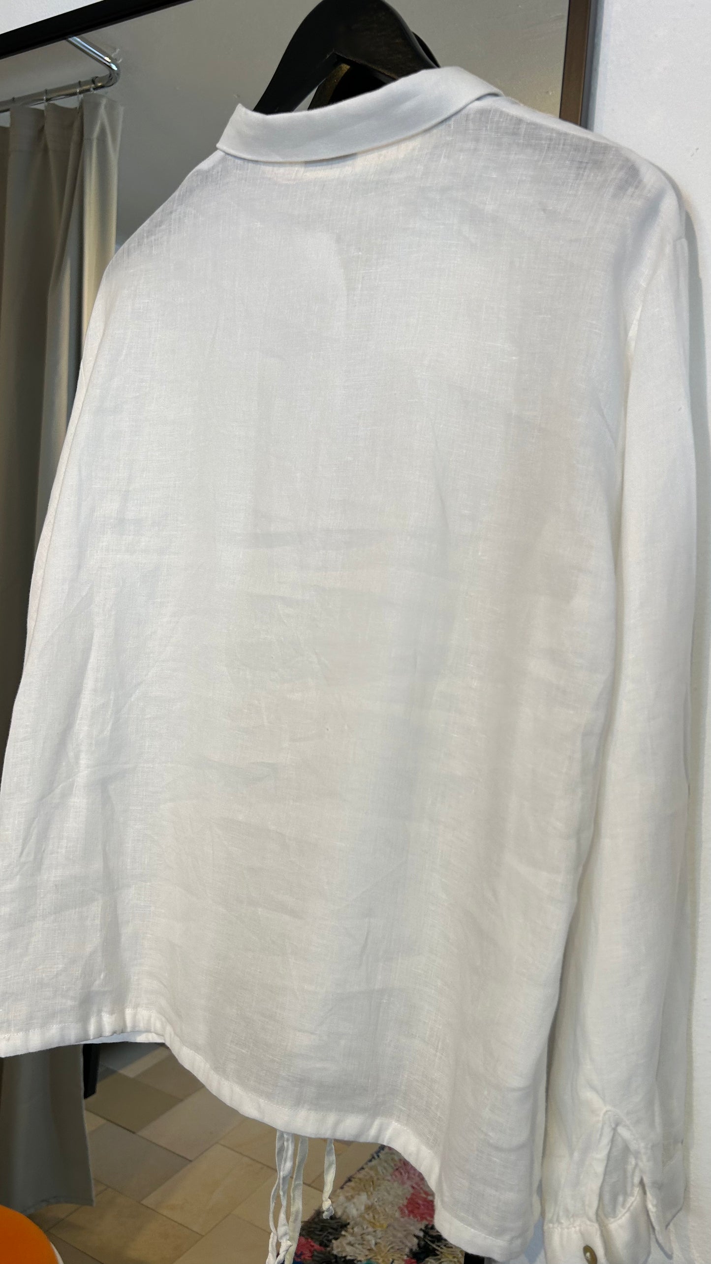 JC SOPHIE Leinenbluse weiß / 44