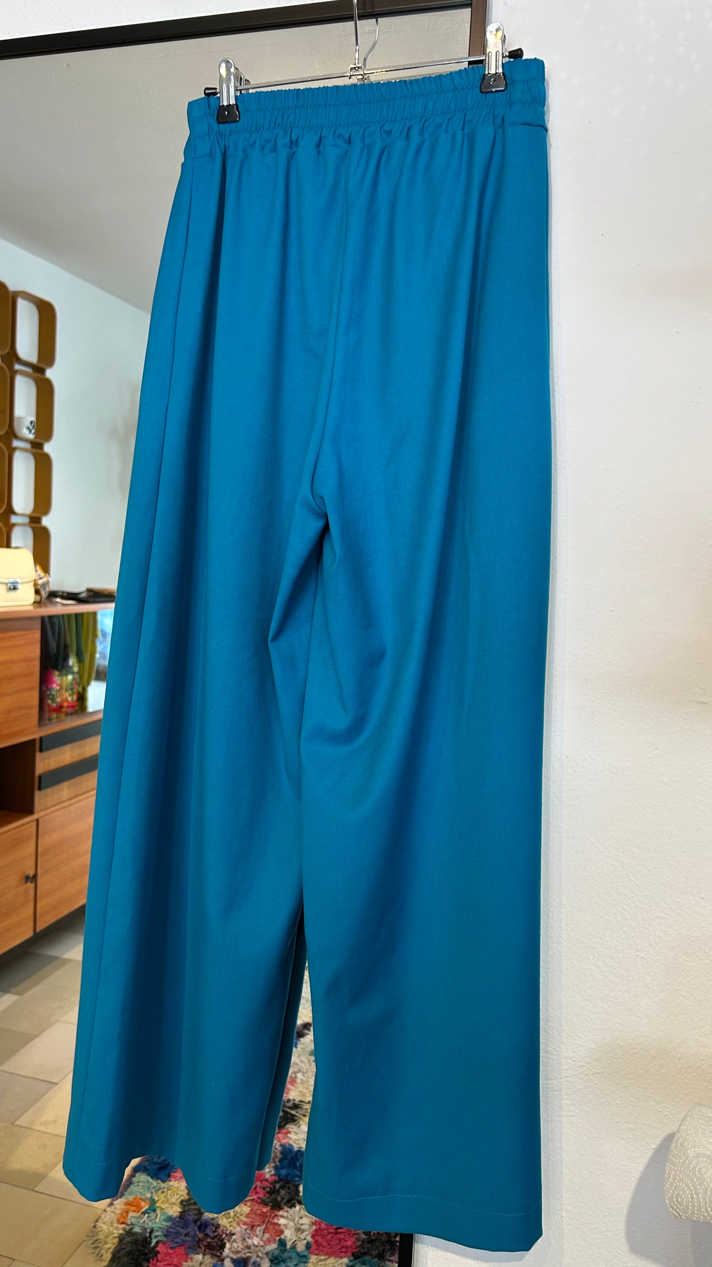 COLLEZIONE No1 Hose wideleg petrol / S