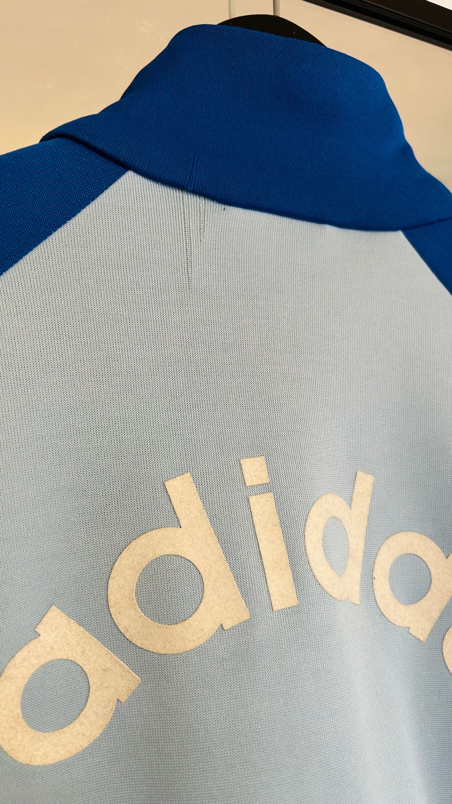 ADIDAS Vintage Trainingsjacke hellblau