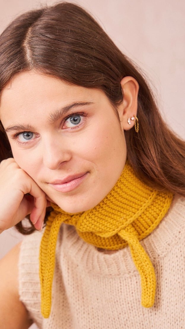 CALIE Paris - Sophie Scarf gelb - lille.PLADS