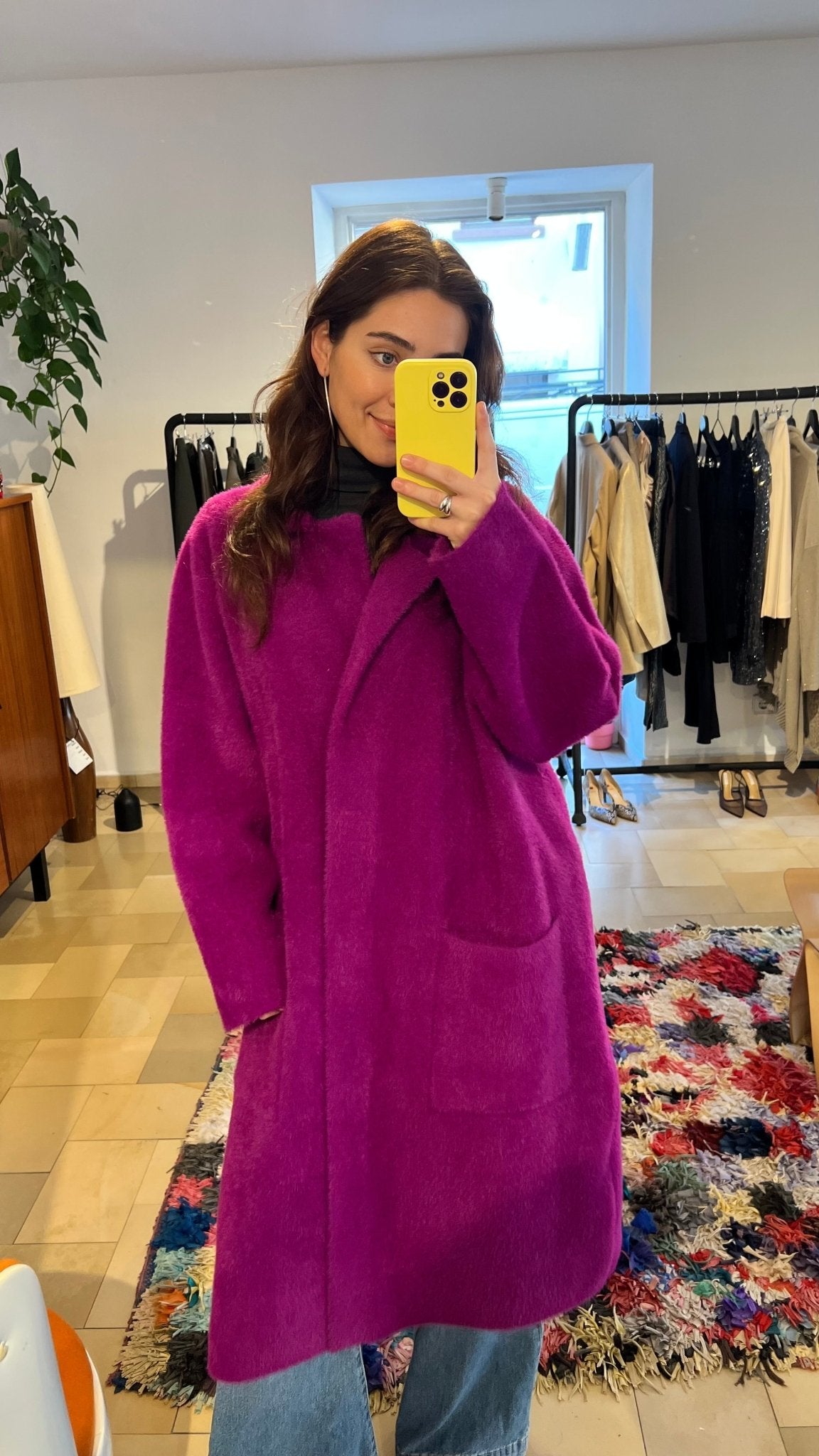 JOSEPH RIBKOFF Mantel fuchsia / 44 - lille.PLADS
