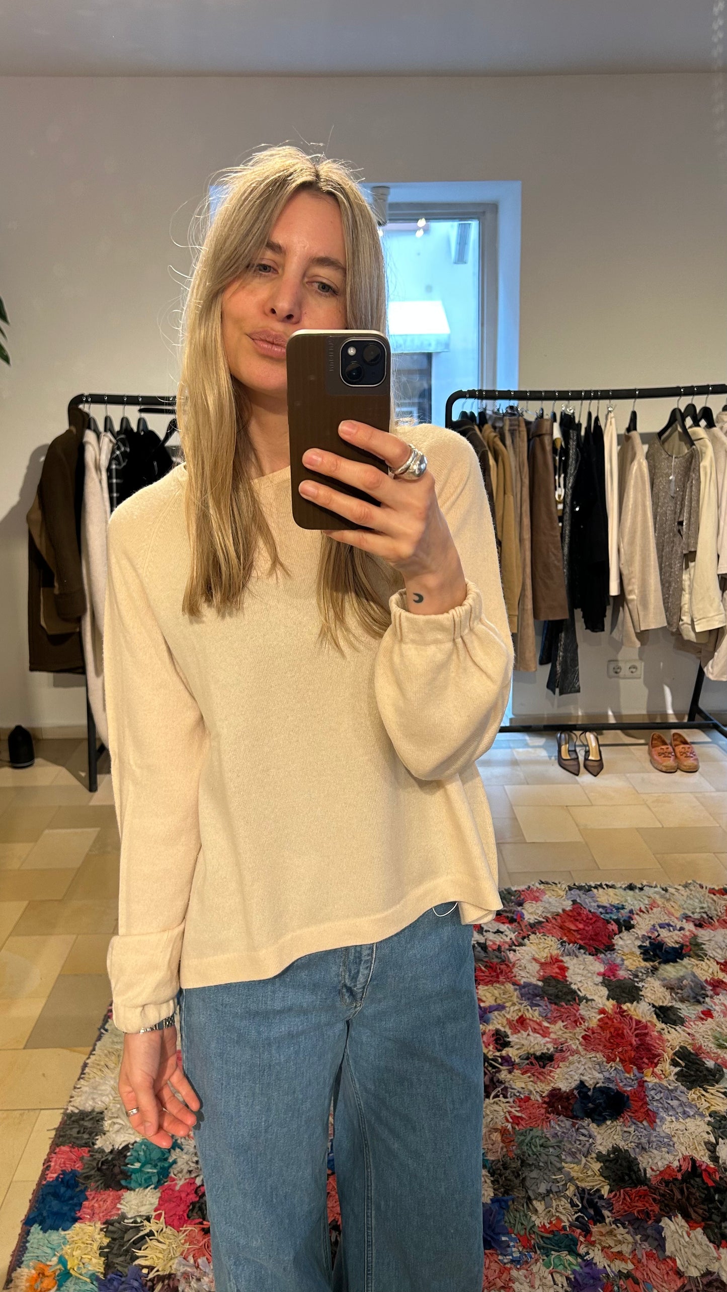 FTC Kaschmirpullover beige / M