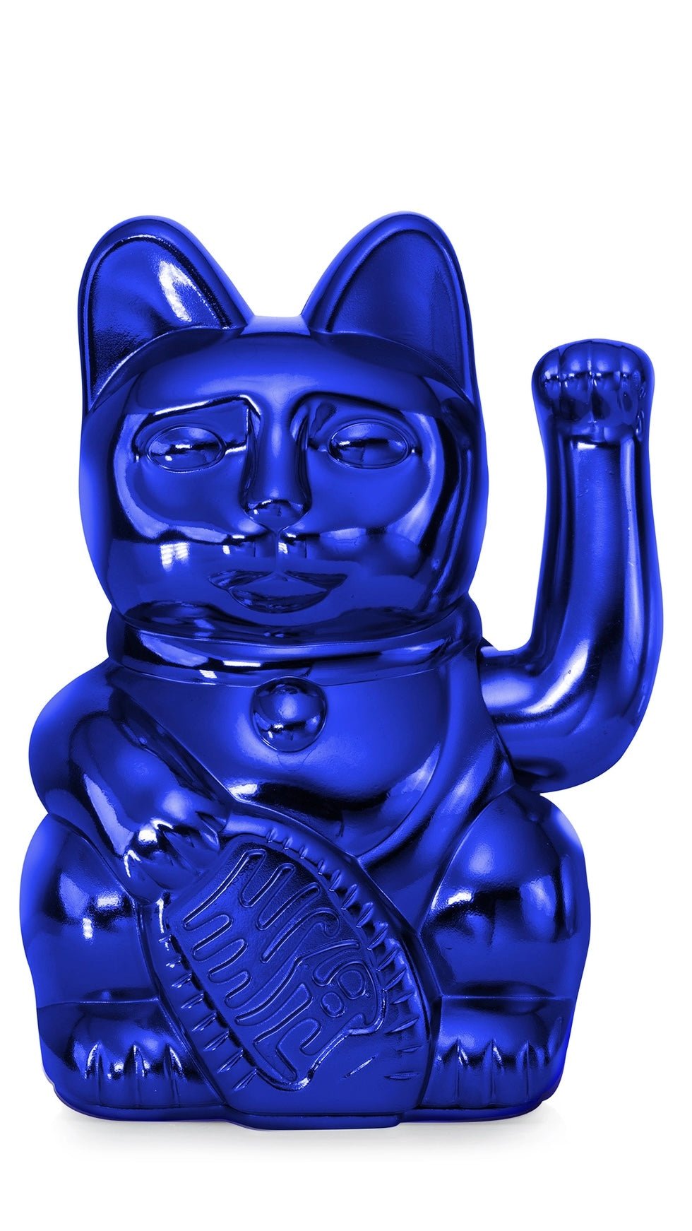LUCKY CAT - shiny blue - lille.PLADS