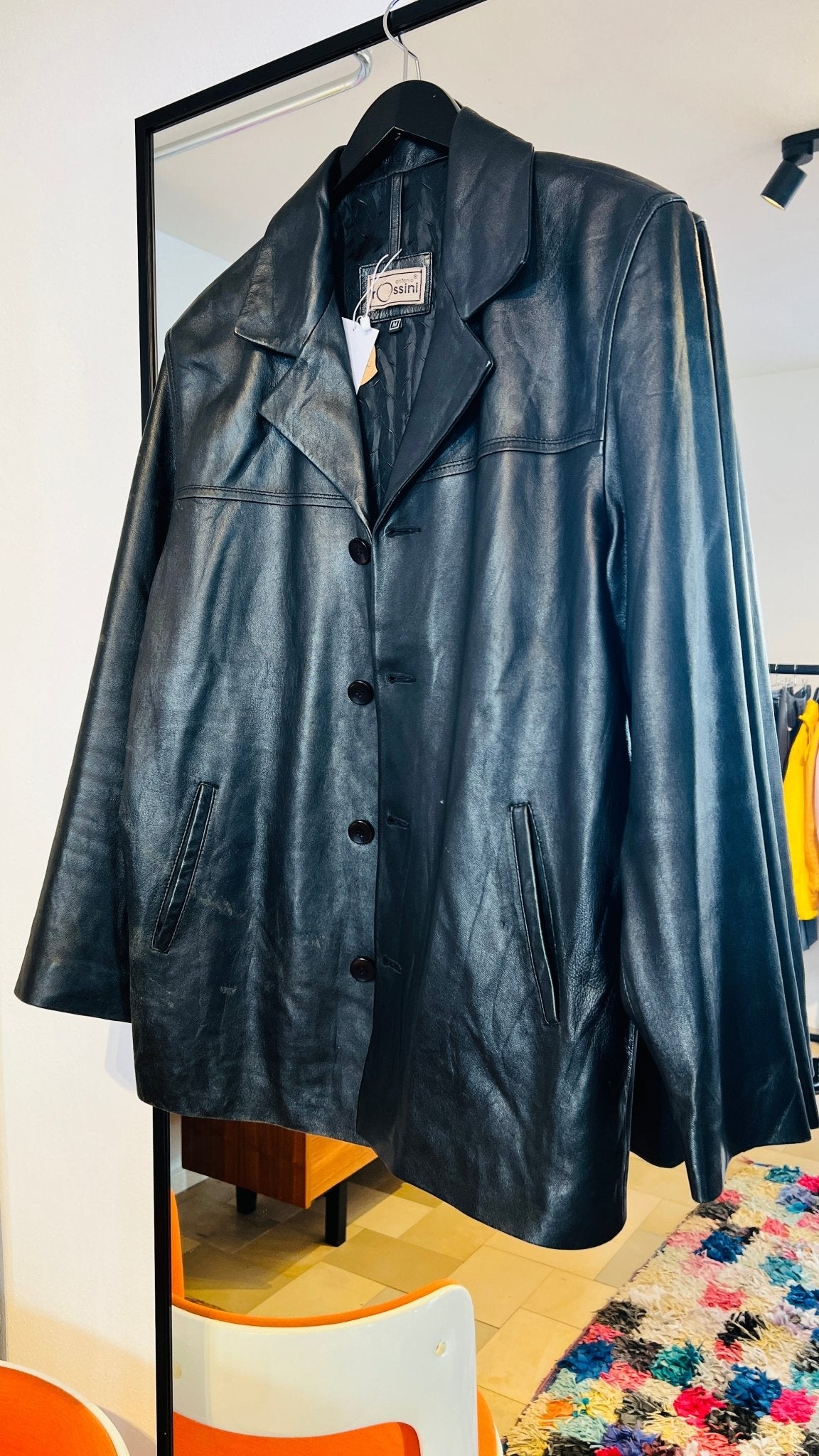 VINTAGE Lederjacke - lille.PLADS