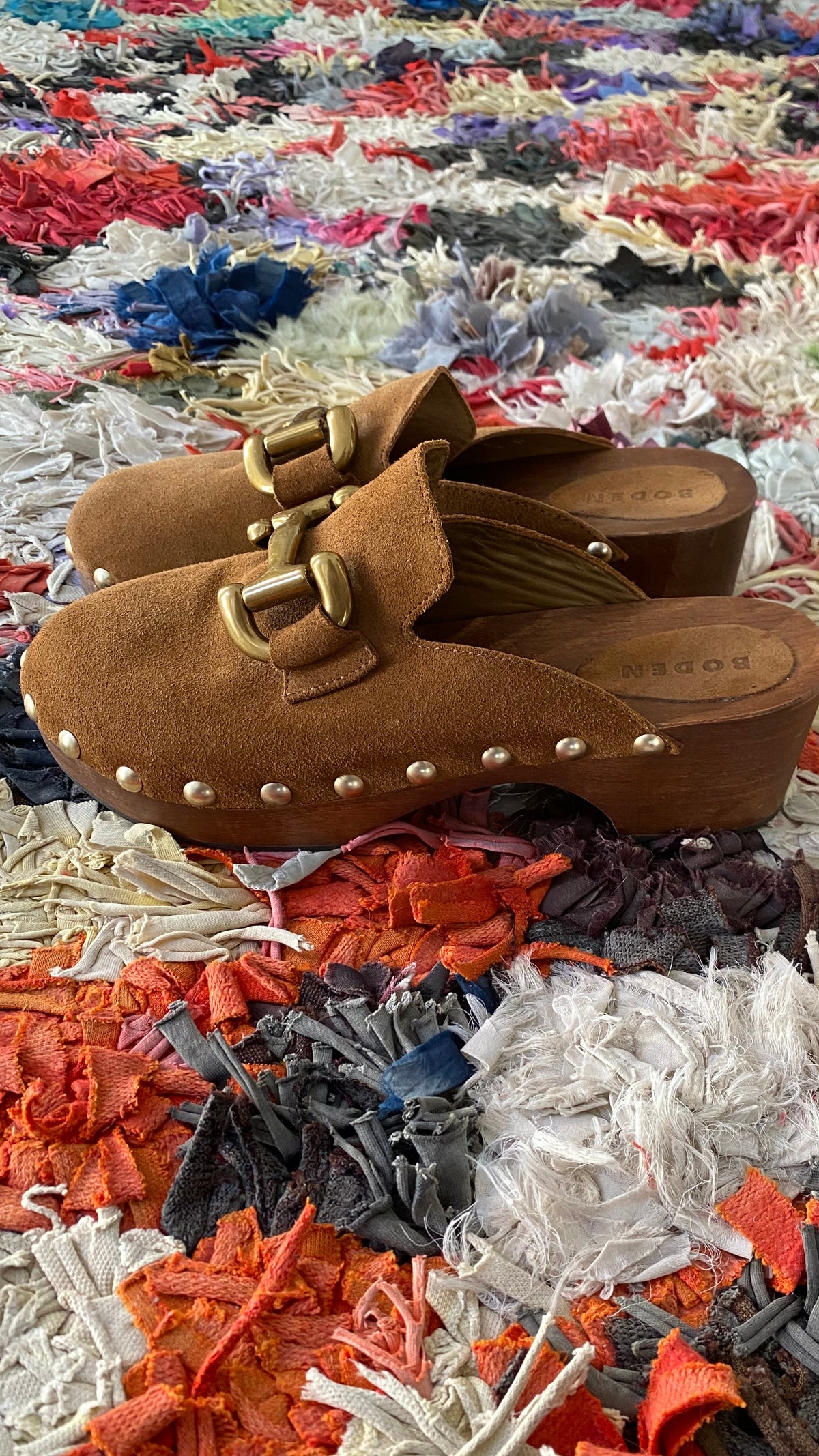 BODEN Clogs Veloursleder/ 40