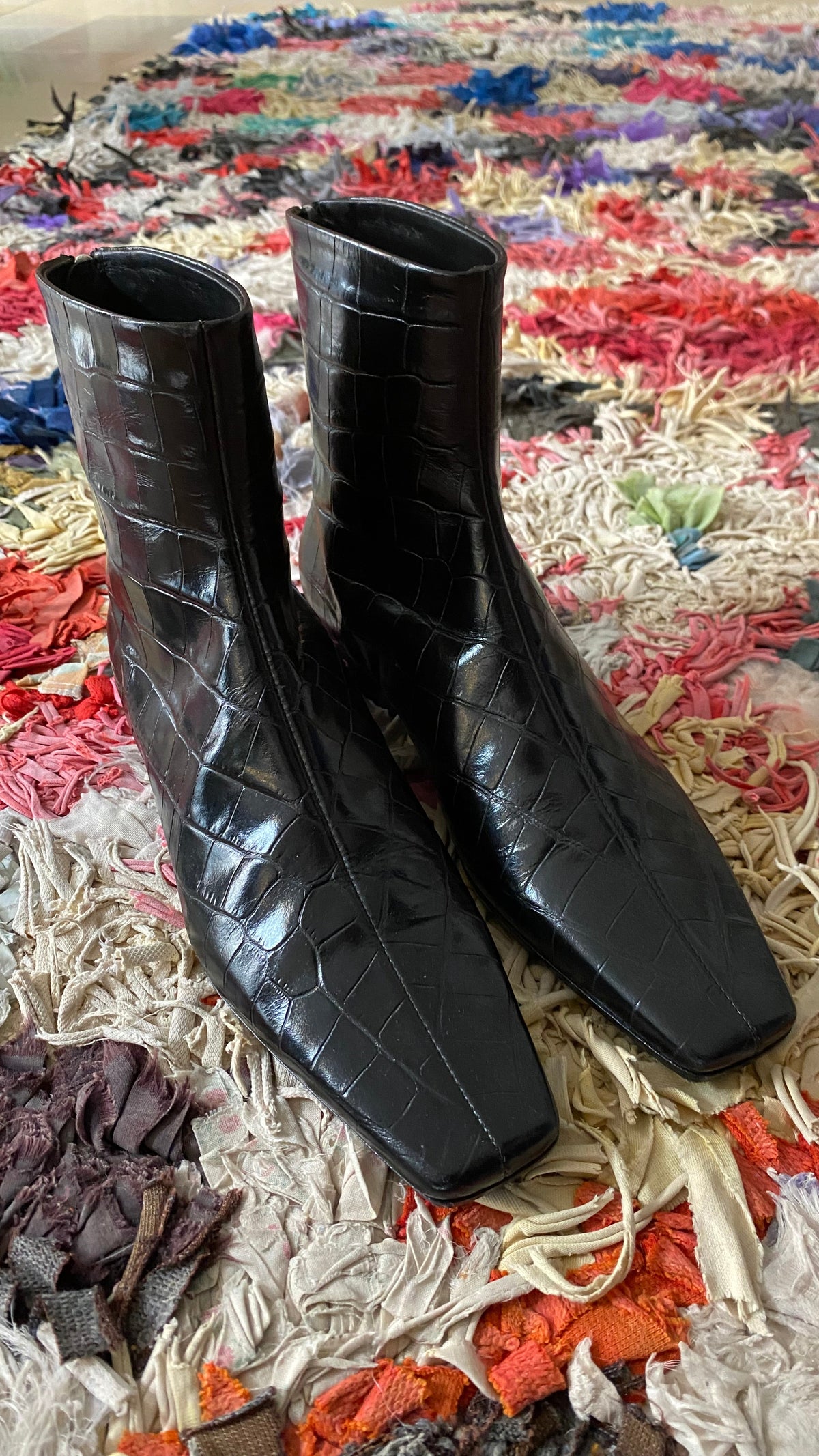TOTEME Stiefeletten Kroko/ 37