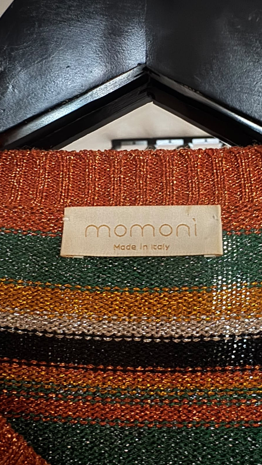 MOMONI Pullover Streifen Glitzer/ S