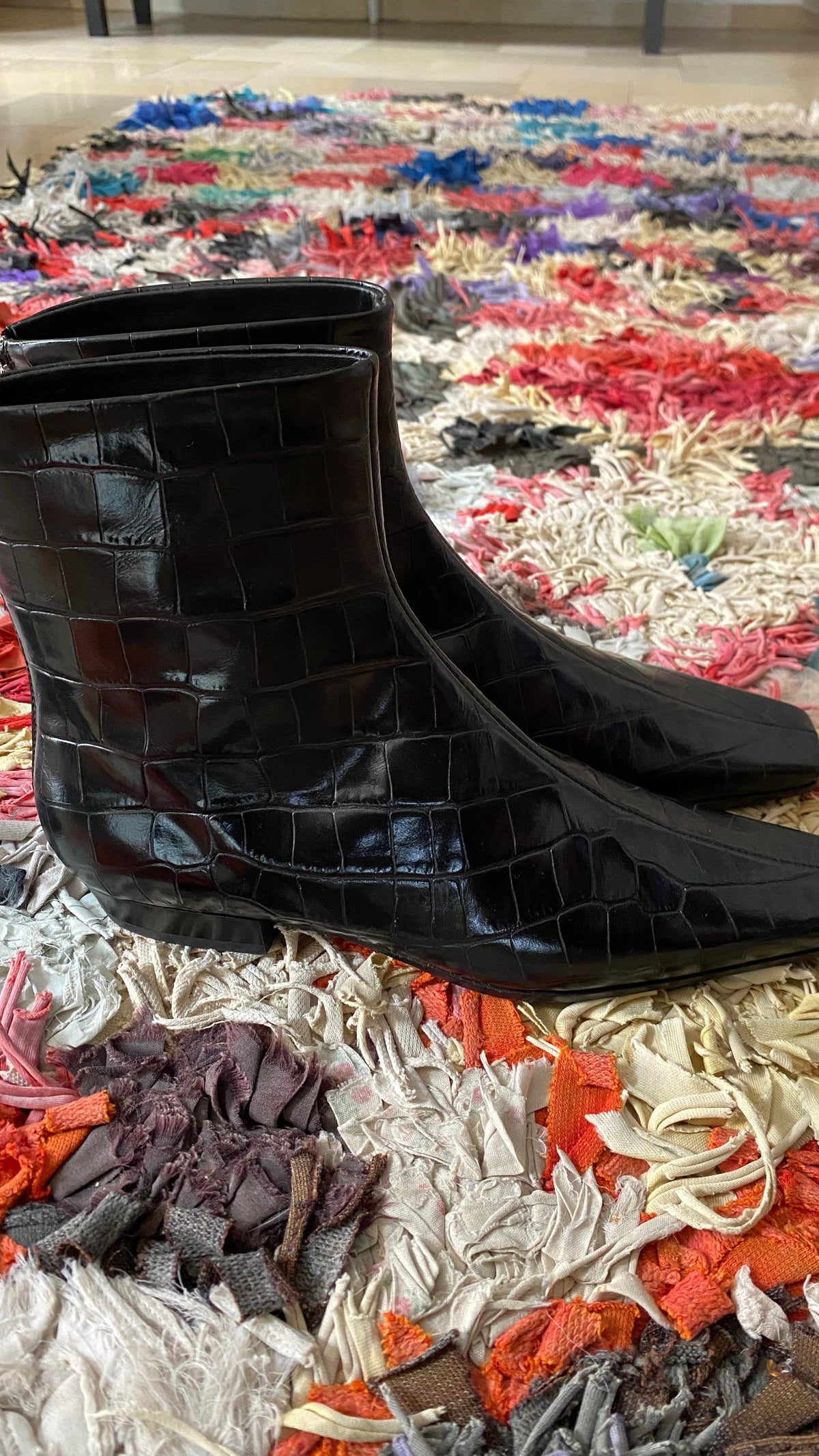 TOTEME Stiefeletten Kroko/ 37