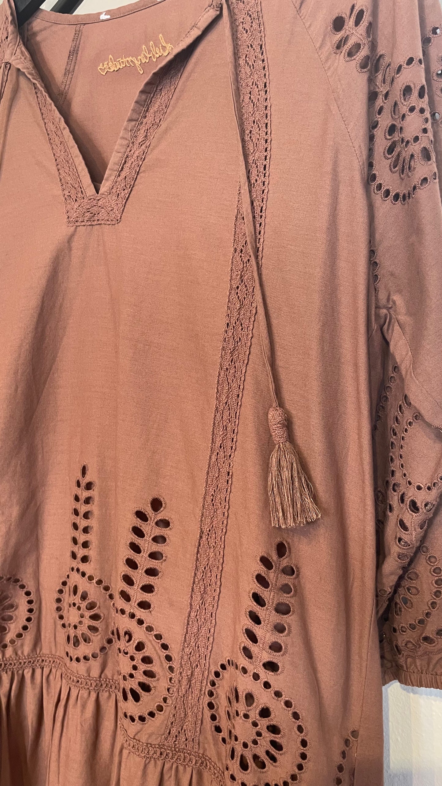 LIEBLINGSTÜCK Midikleid braun / S