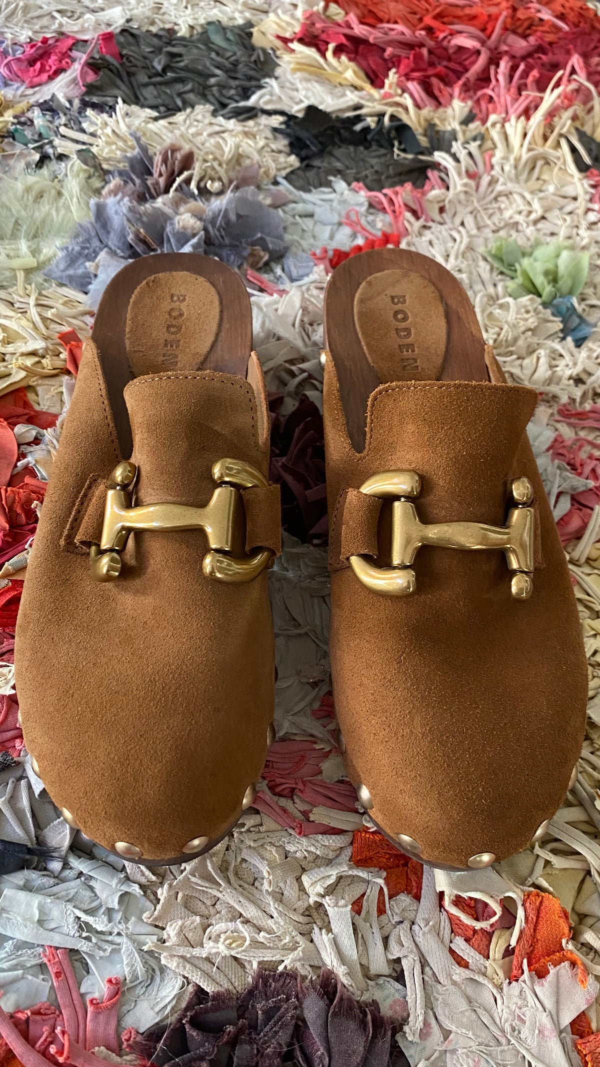 BODEN Clogs Veloursleder/ 40