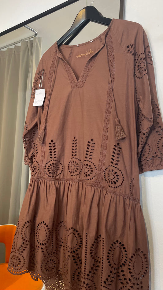 LIEBLINGSTÜCK Midikleid braun / S