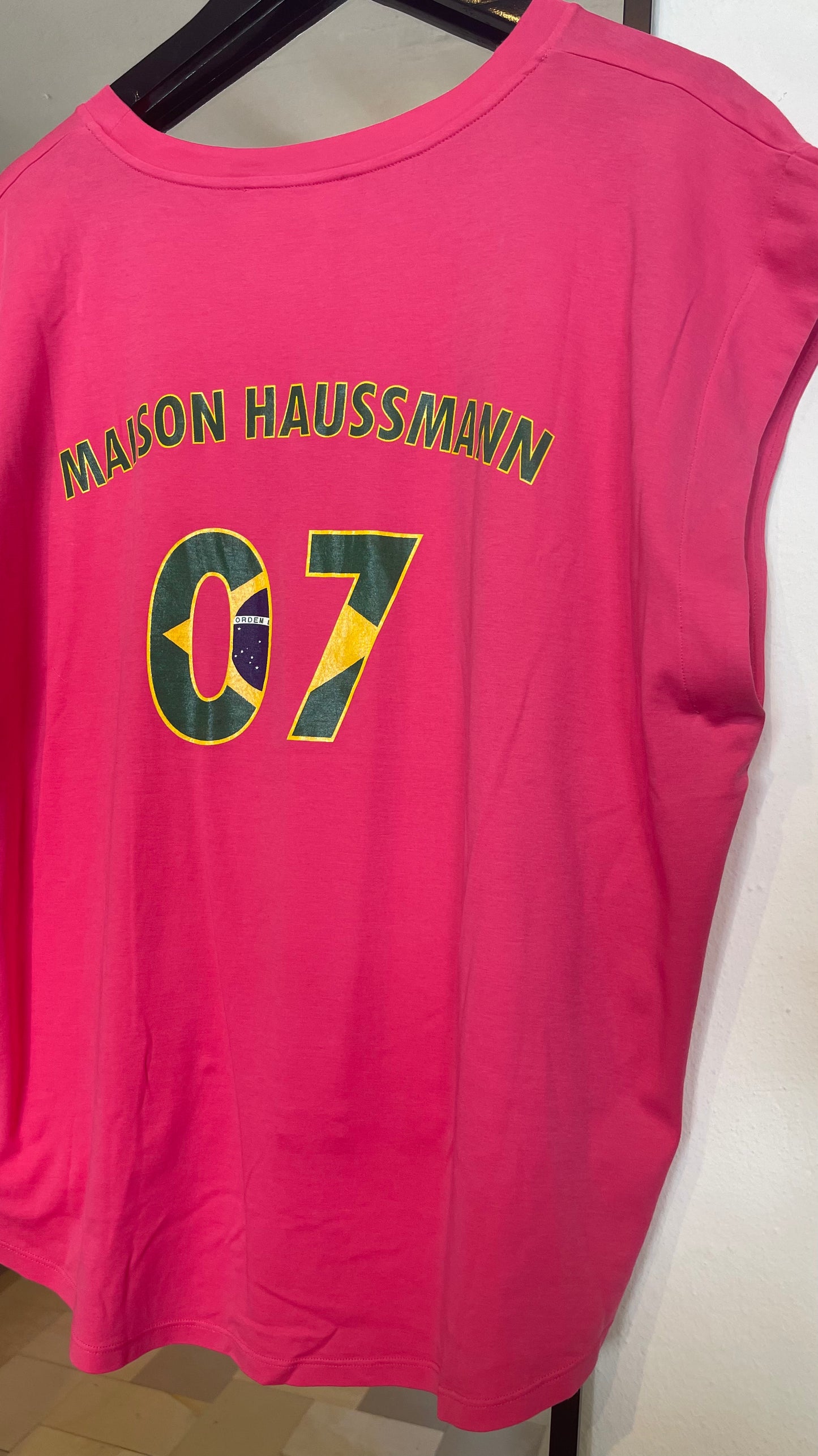 MAISON HAUSSMANN T-Shirt mit Backprint / M