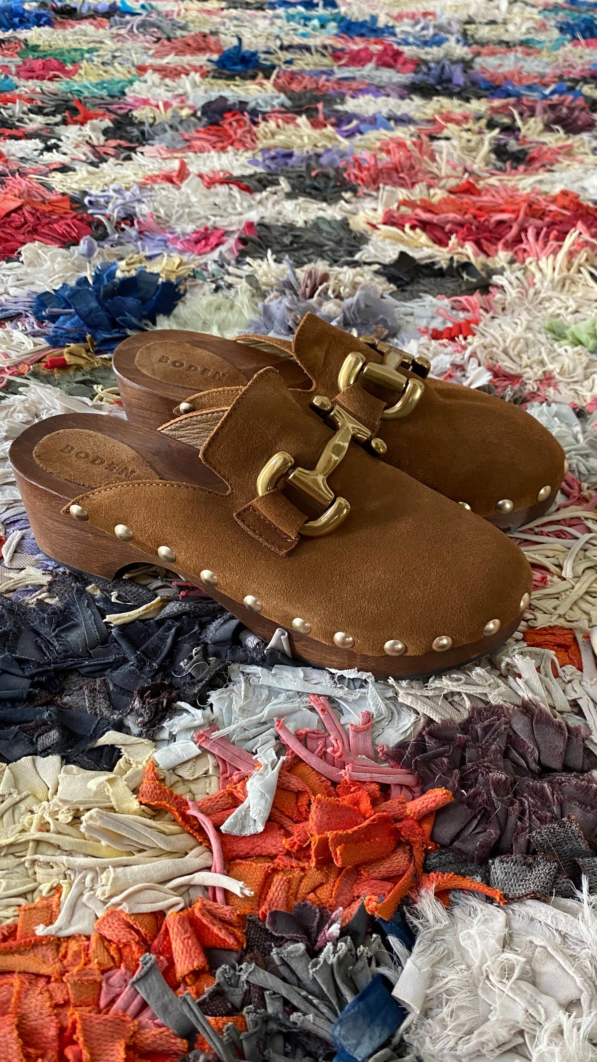BODEN Clogs Veloursleder/ 40