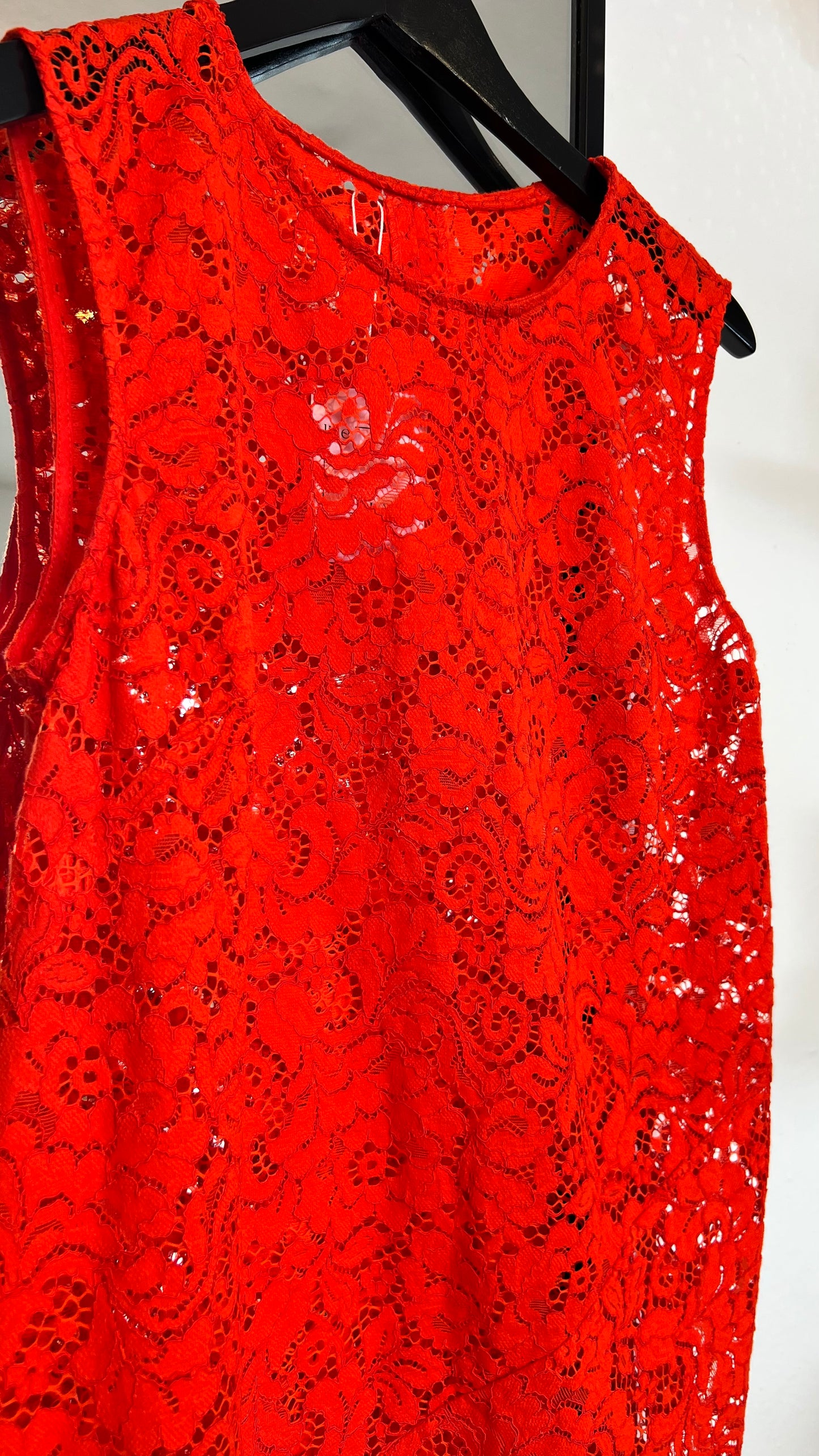 UTERQÜE Top asymmetrisch orange