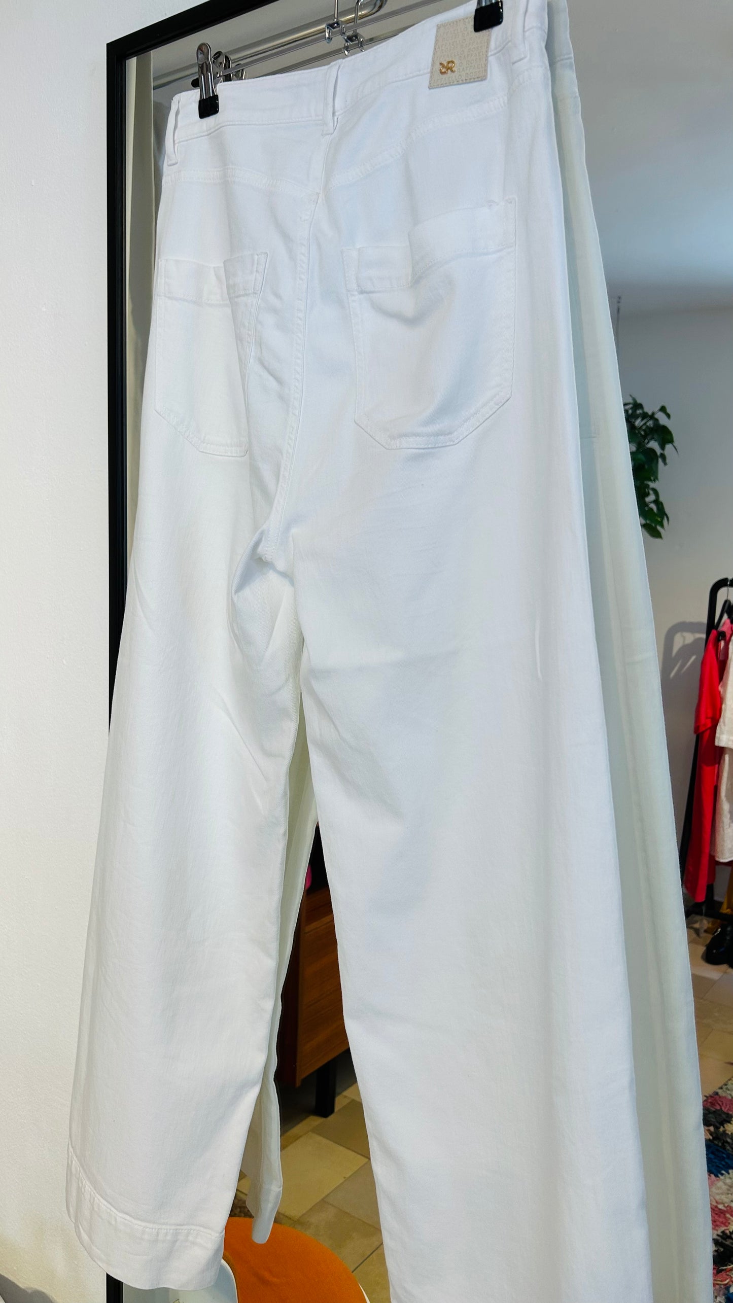 RAFFAELO ROSSI Jeans Wide Leg weiß